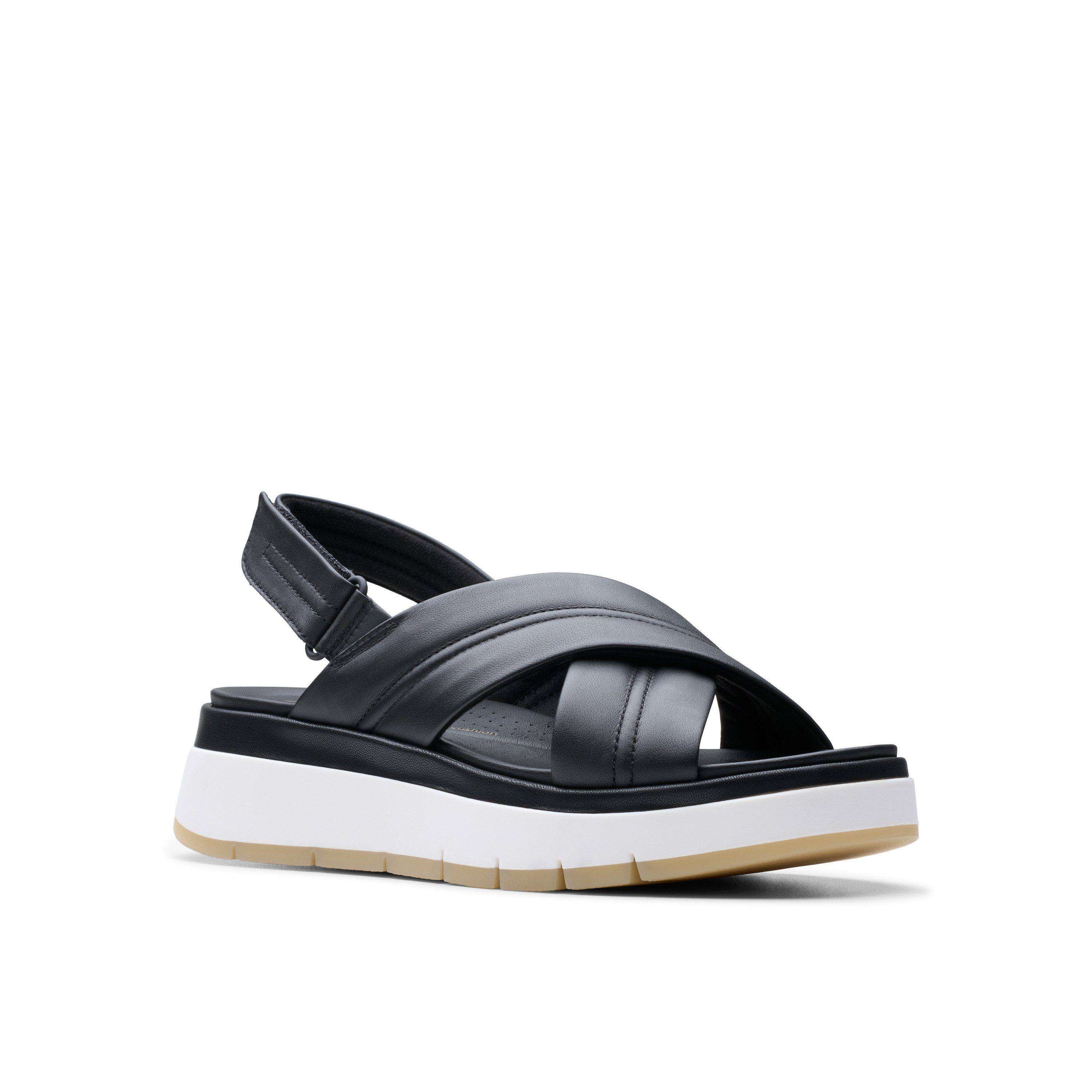 Clarks Sandalen Tuscan Cross , sandalette, flats, zomerschoen met plateausool