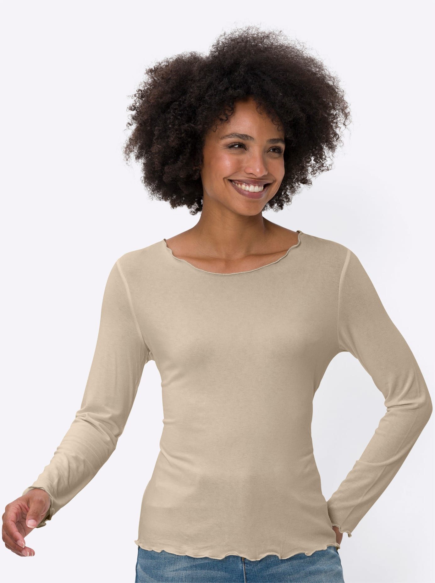 heine Shirt met lange mouwen Set van 2 shirts (2-delig)