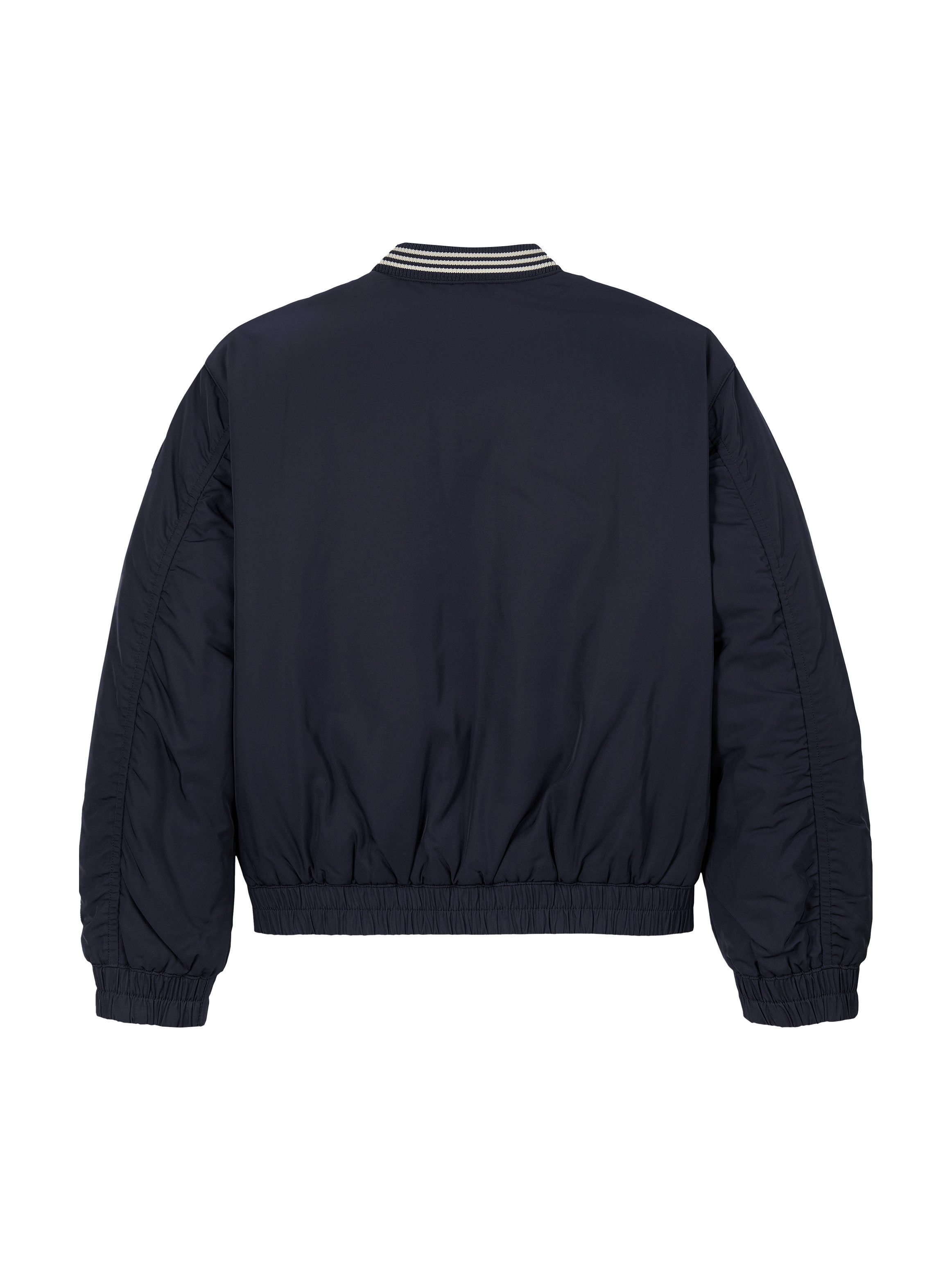 Tommy Hilfiger Bomberjack VARSITY SATEEN BOMBER met logoprint op borsthoogte