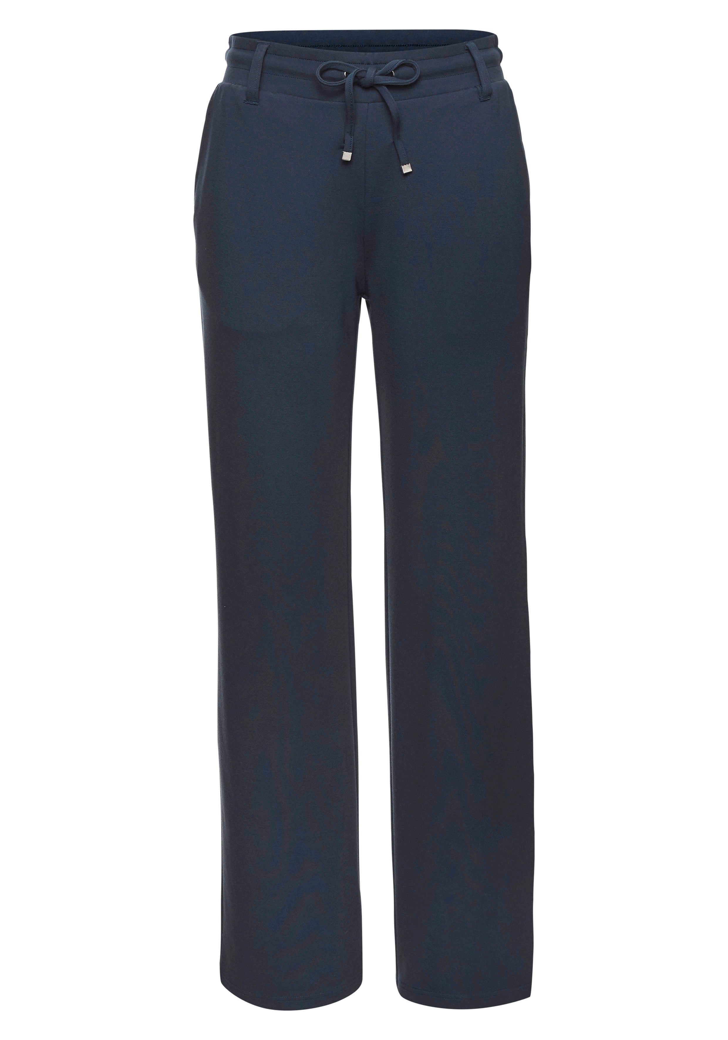 Lascana Homewearbroek in zacht vloeiend materiaal, loungewear