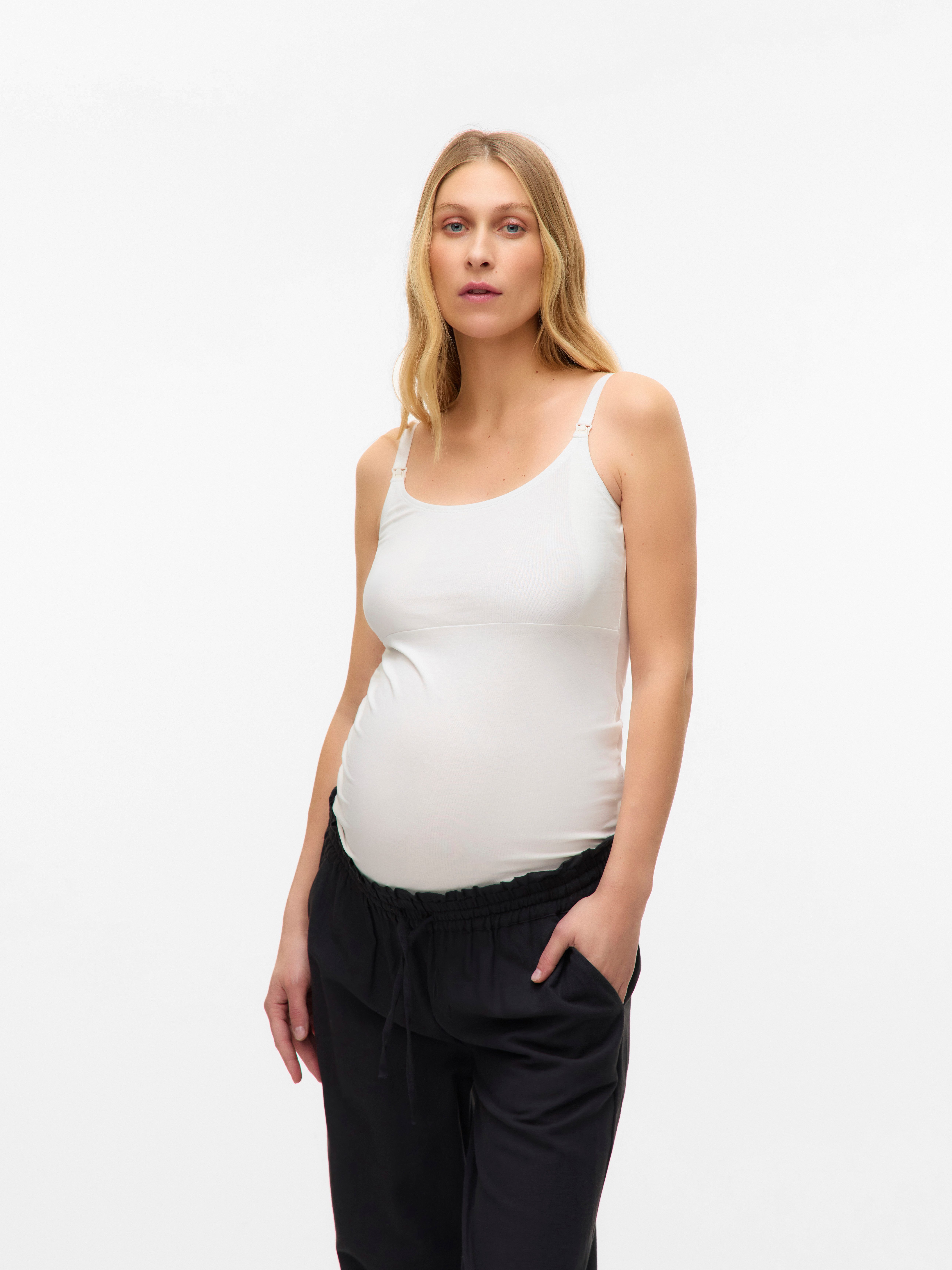 Mamalicious Zwangerschapstop MLKERRIE STRAP JRS TOP 2F 2-P NOOS (set 2-delig)