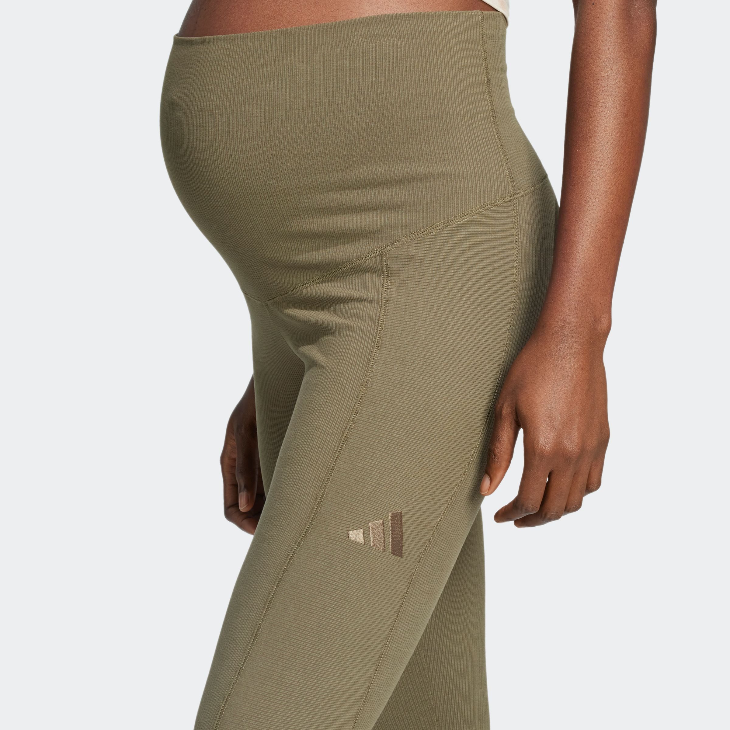 adidas Sportswear Trainingstights W MATERNITY LEG Zwangerschapslegging, elastische en extra hoge tailleband (1-delig)
