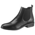 tamaris chelsea-boots in elegante look zwart