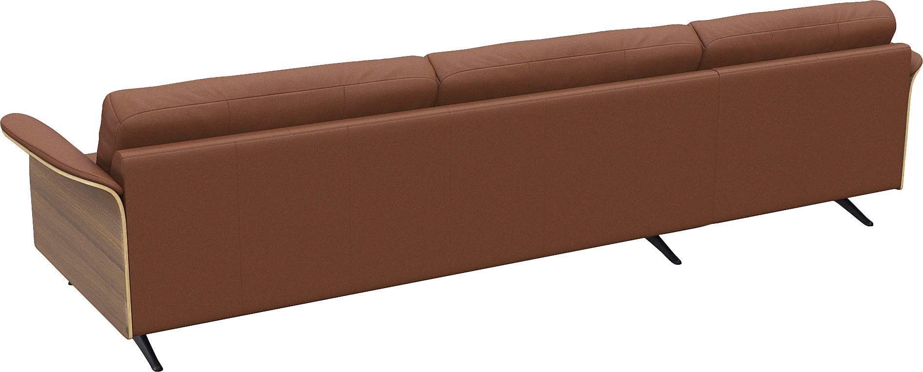 FLEXLUX Hoekbank Glow, super comfortabel door hoogwaardige zitconstructie met binnenvering, L-vorm