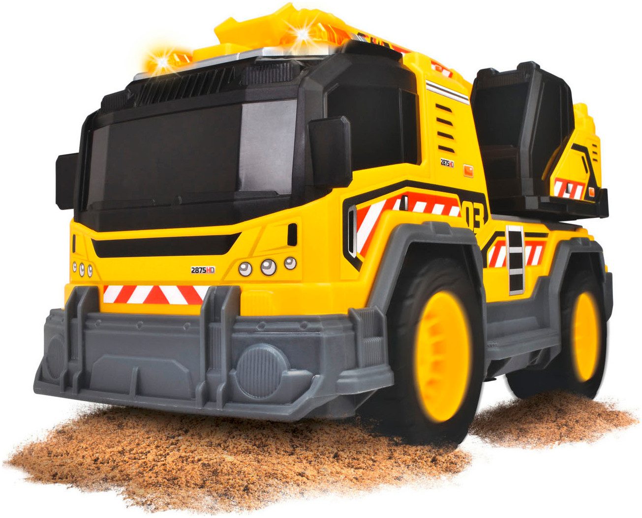 Dickie Toys Speelgoed-bouwauto Excavator Truck met licht en geluid