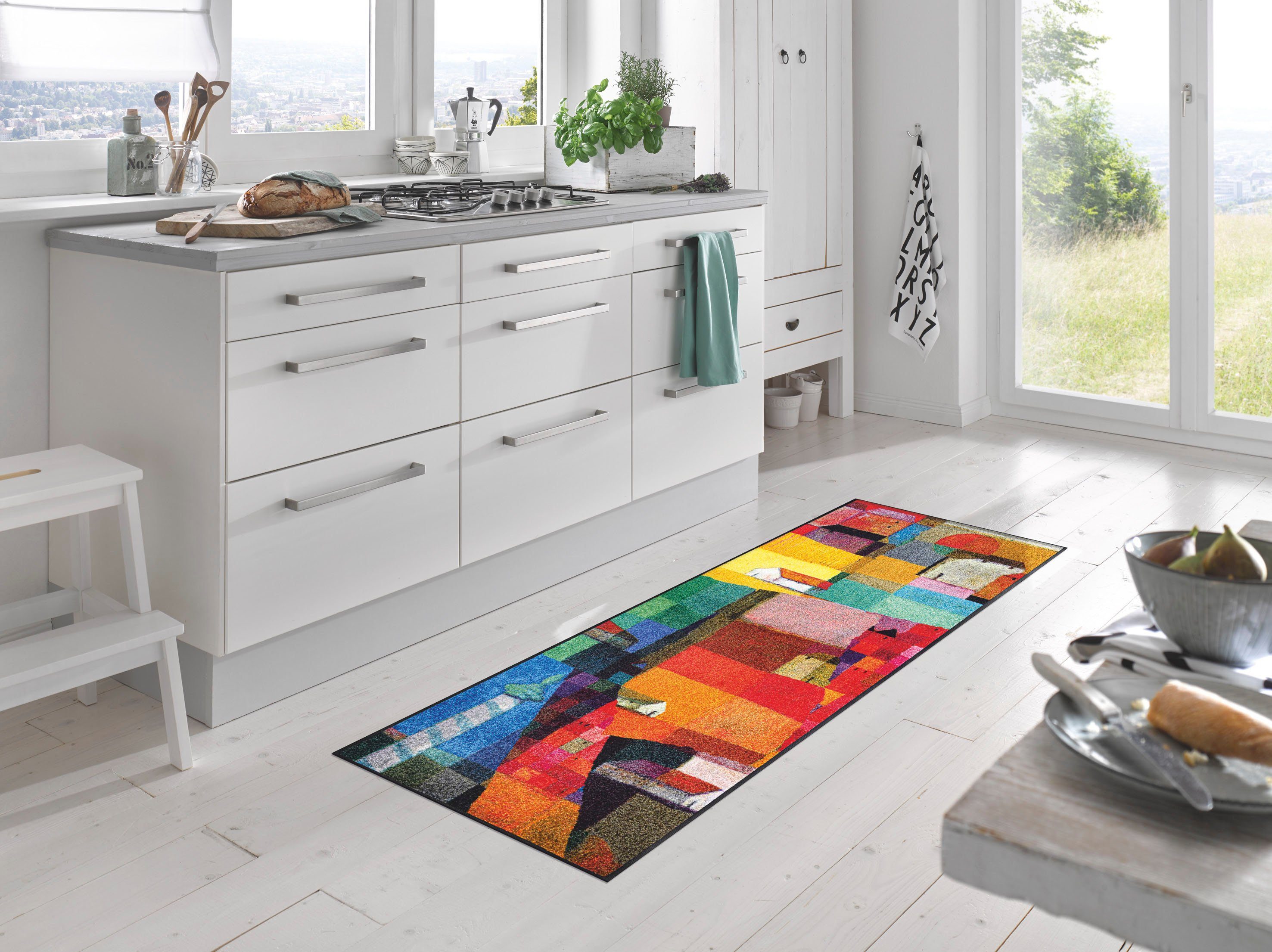 wash+dry by Kleen-Tex Loper Venetien Inloopmatten, antislip, geschikt voor binnen en buiten, wasbaar