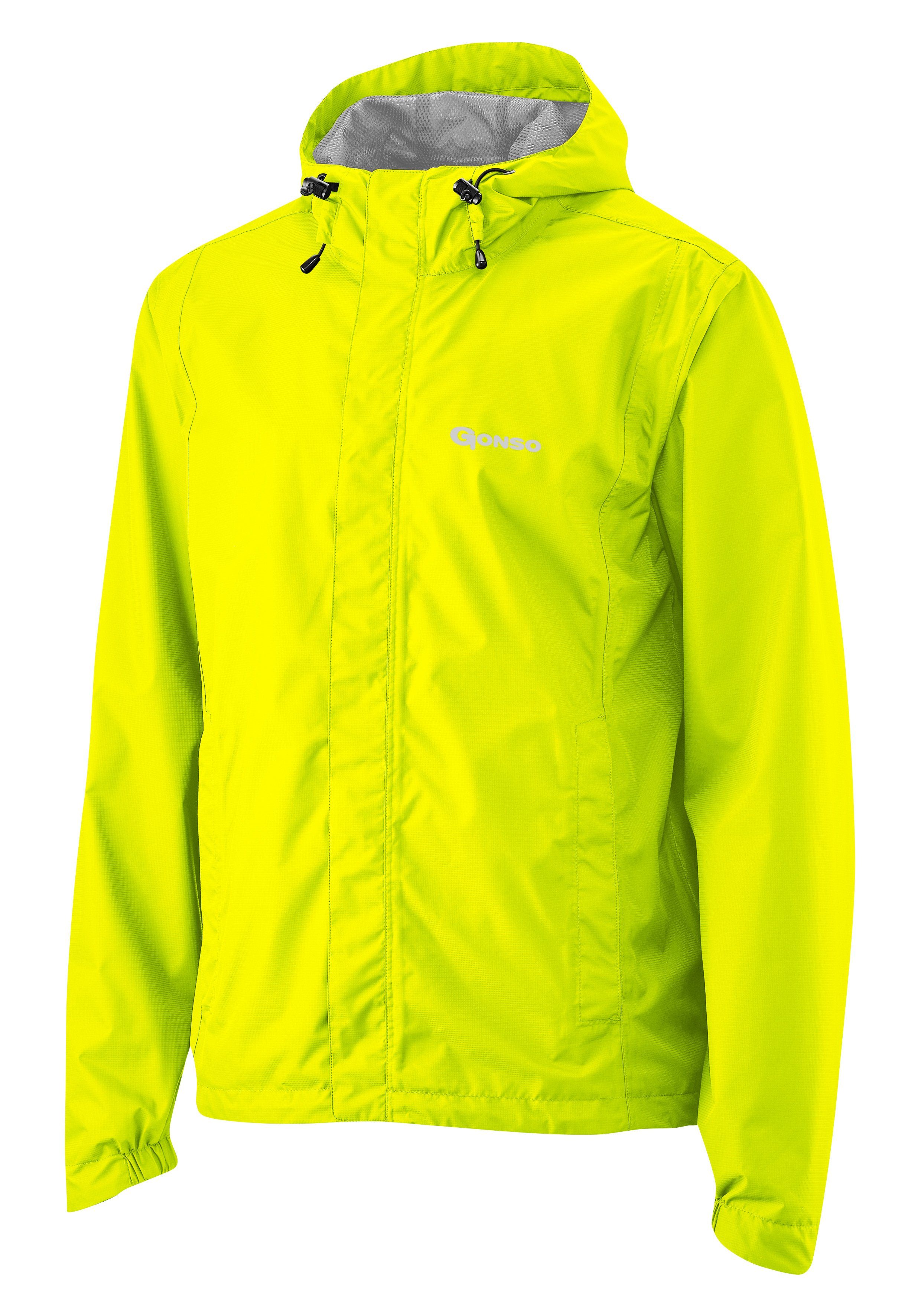 Gonso Fietsjack SAVE LIGHT Herenregenjack wind- en waterdicht, fietsjack met capuchon