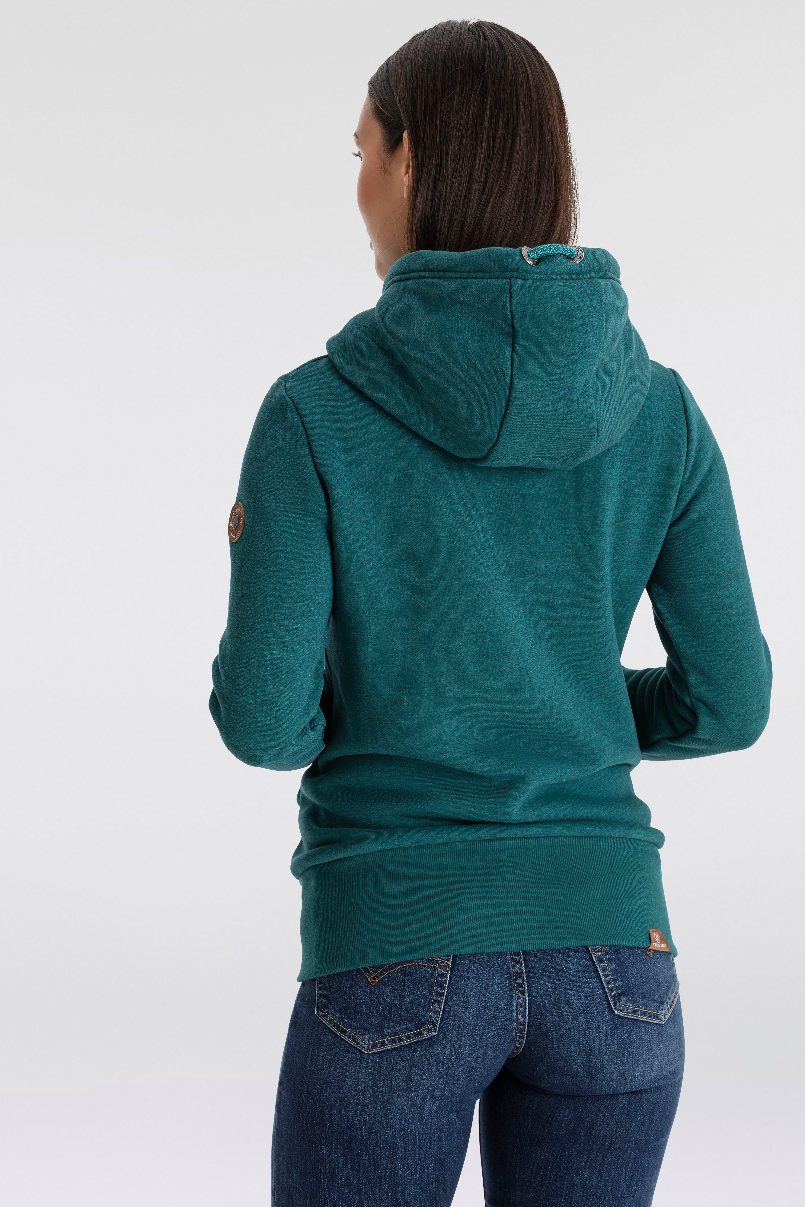 Ragwear Sweatvest NESKA ZIP O met extra brede boorden
