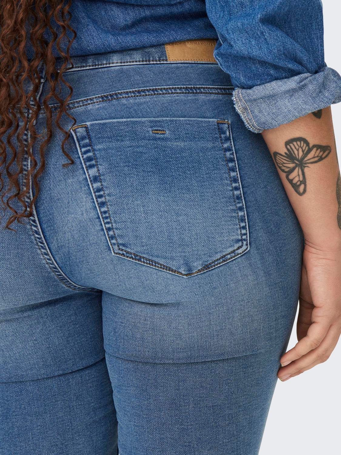 ONLY CARMAKOMA Skinny fit jeans CARFOREVER HIGH HW SKINNY JOGG DNM BJ