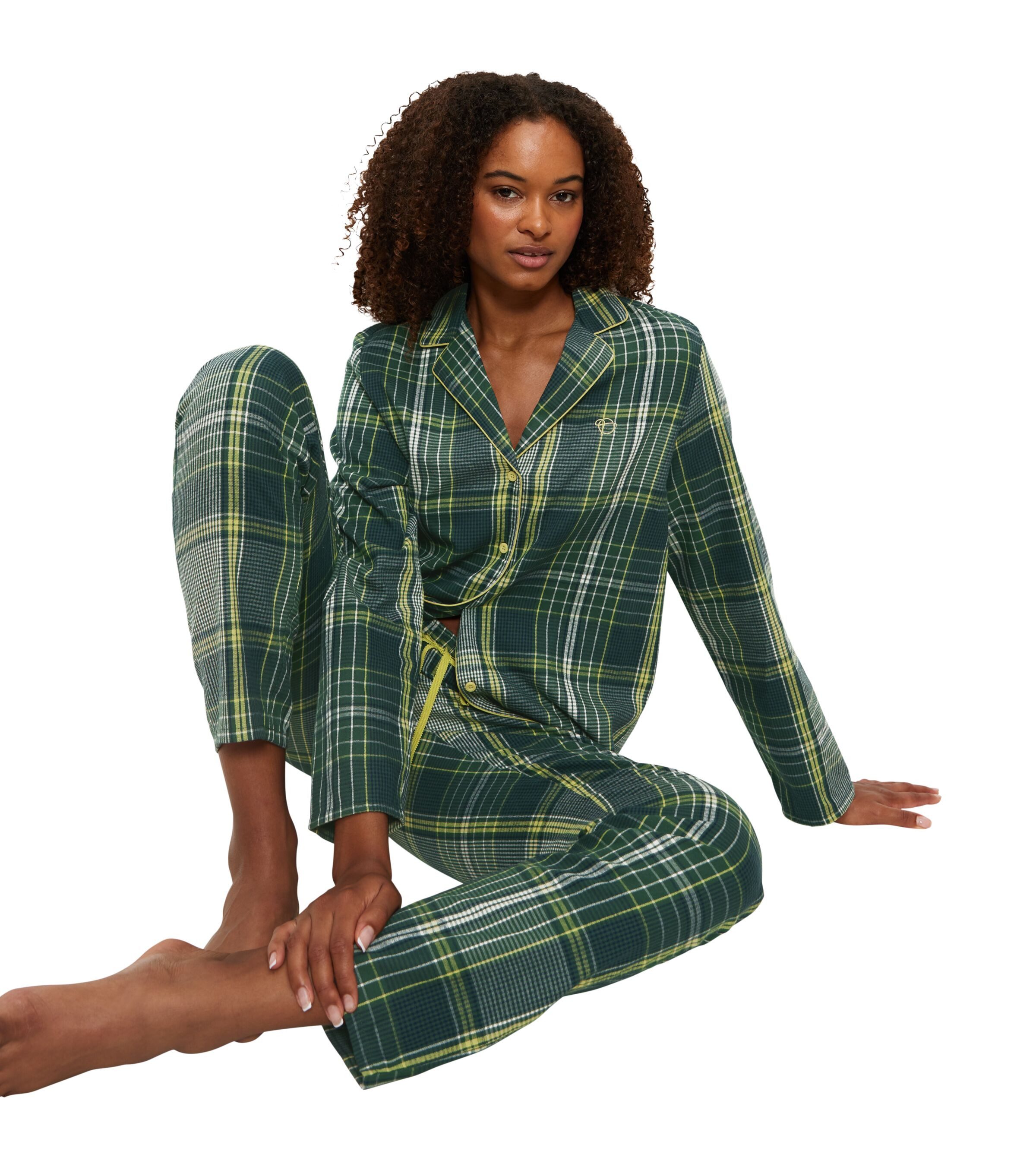 Triumph Pyjama Boyfriend PW X Checks comfortabel en stijlvol (set 2-delig)