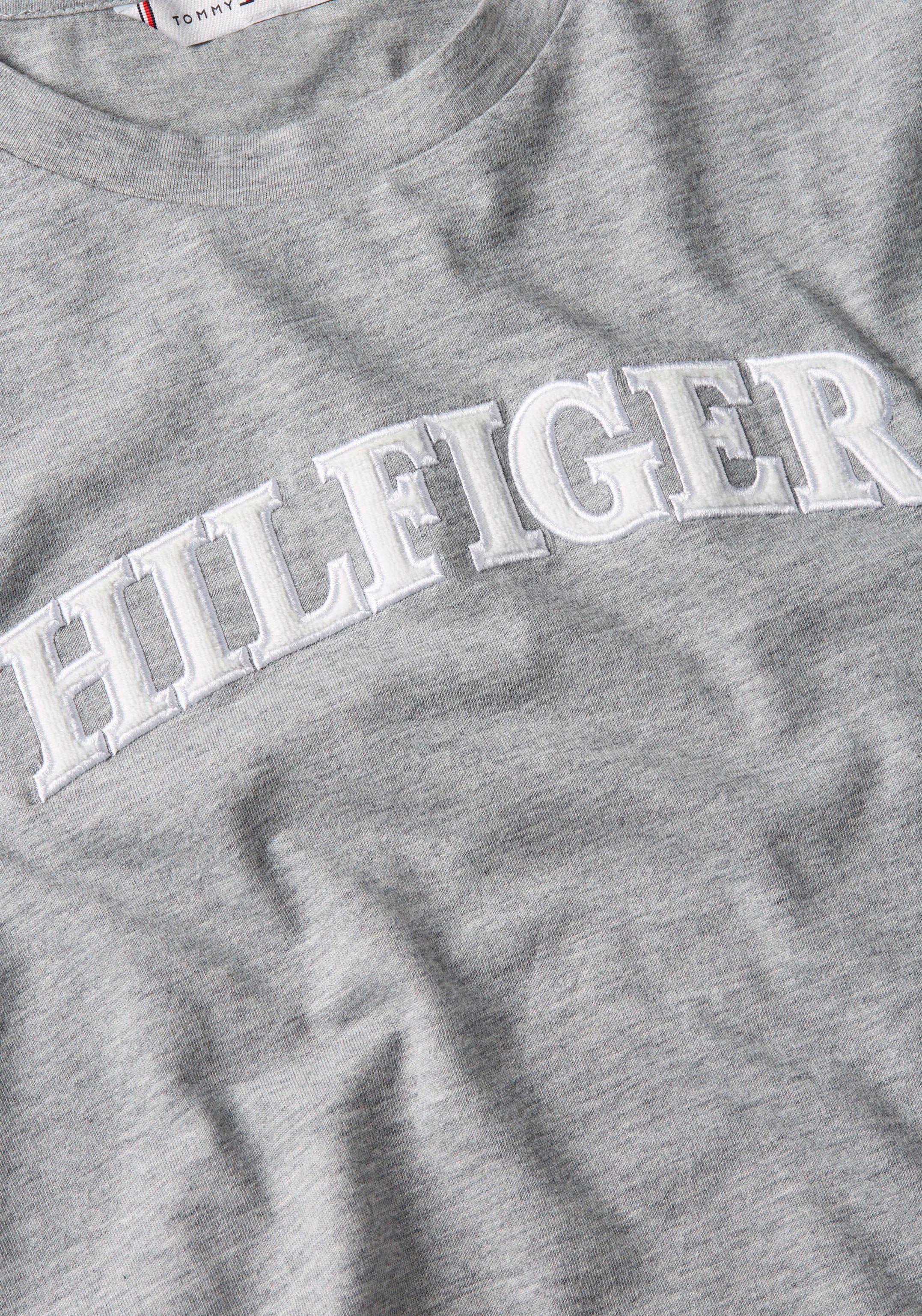 Tommy Hilfiger T-shirt REG TONAL HILFIGER C-NK SS met tommy hilfiger merklabel