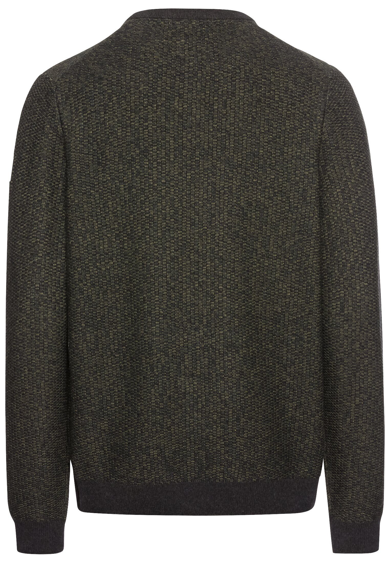 camel active Trui met ronde hals in mêlee-look