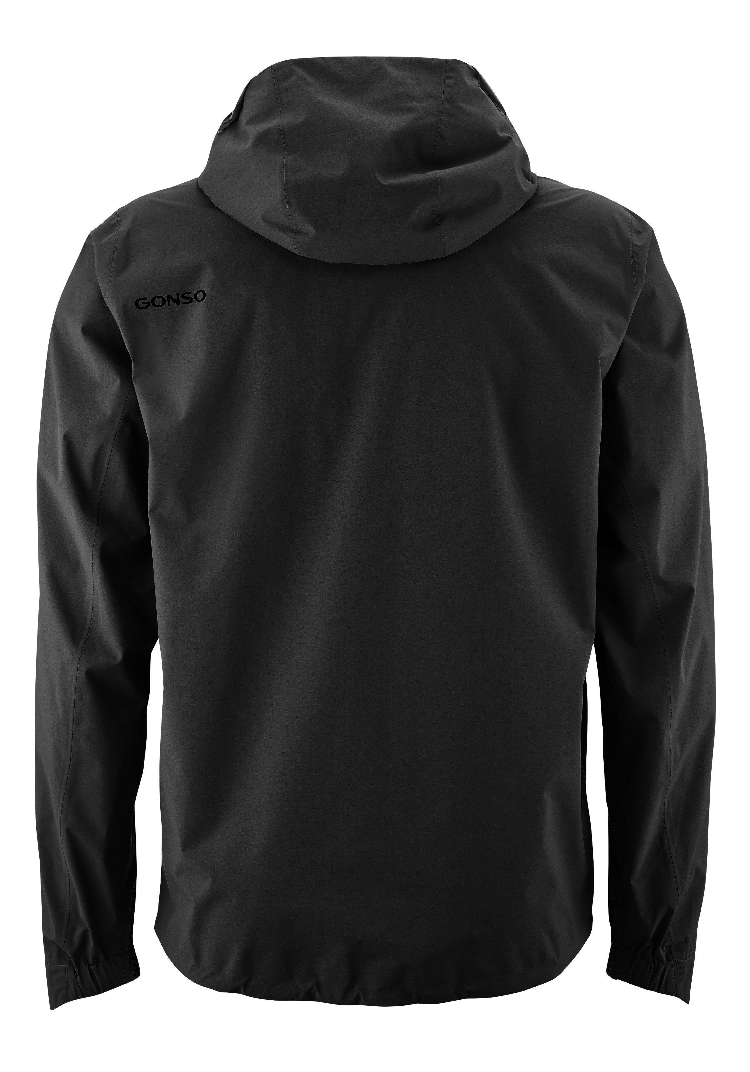 Gonso Fietsjack Save Jacket Trail M Herenregenjack wind- en waterdicht, fietsjack met capuchon