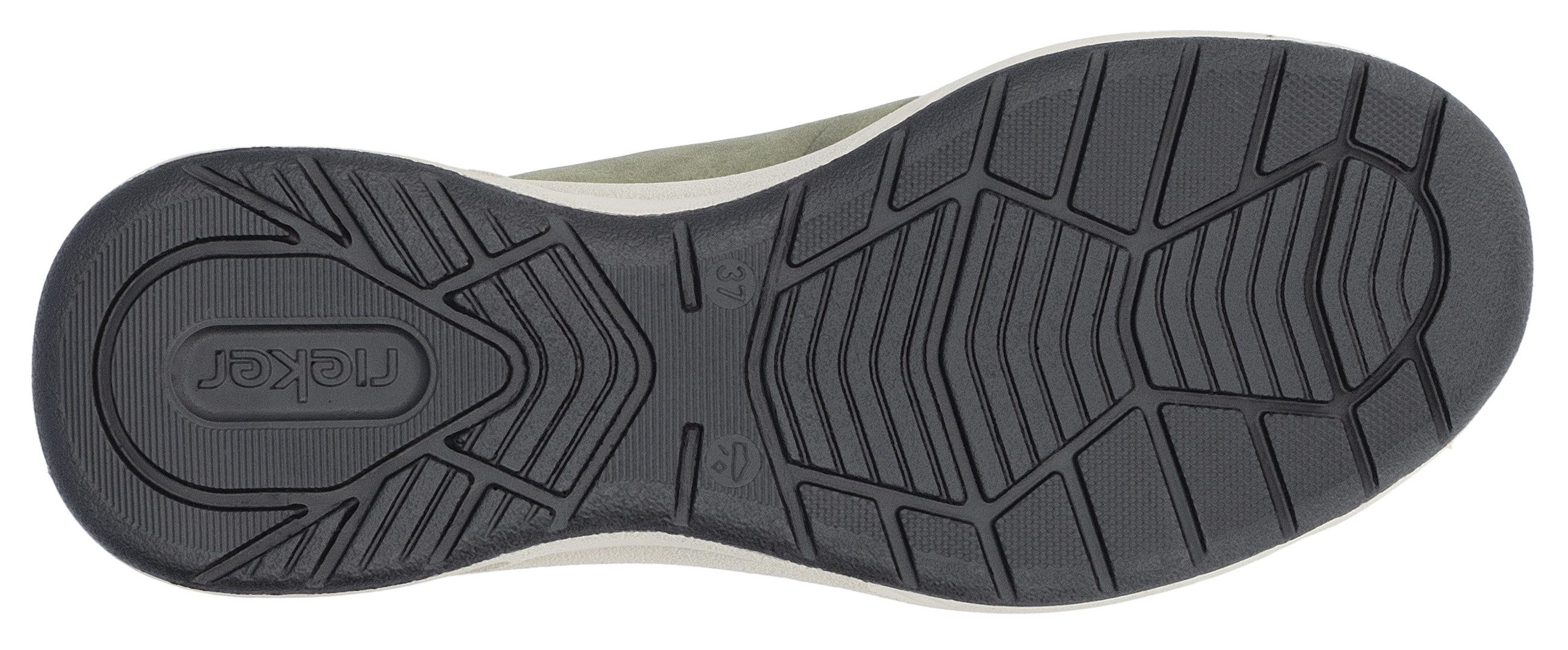 Rieker Slip-on sneakers , instapschoen, lage schoen, vrijetijdsschoen met elastische instap