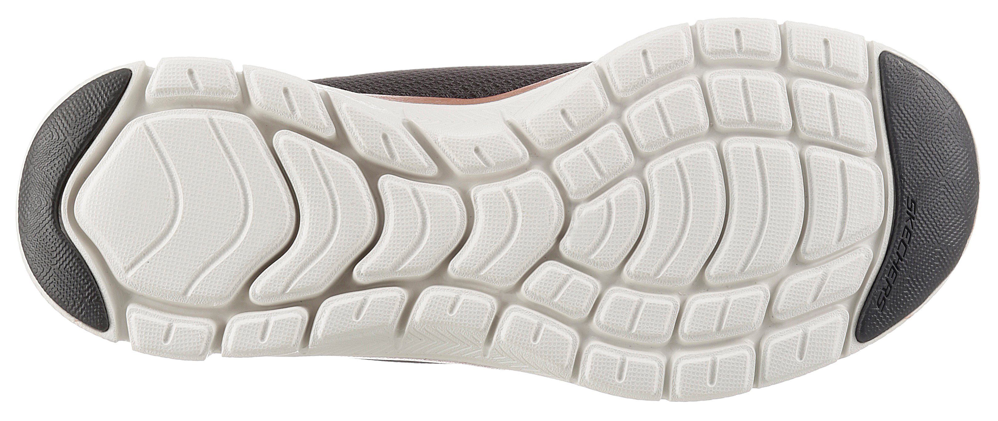 Skechers Sneakers FLEX APPEAL 4.0 BRILLINAT VIEW Vrijetijdsschoen, lage schoen, veterschoen met Air Cooled Memory Foam