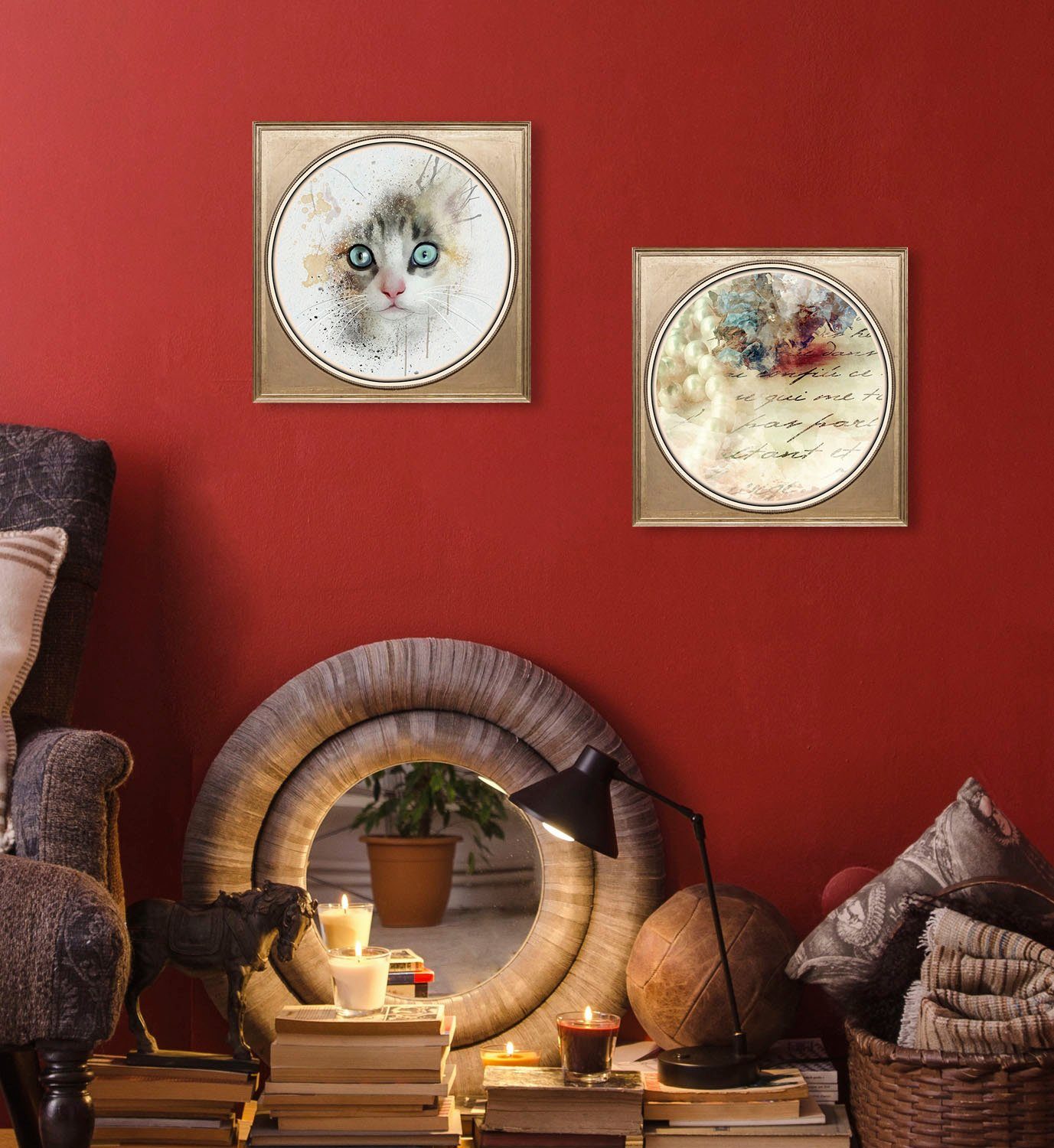 queence Artprint op acrylglas Kat Fine Art-print in galeriekwaliteit