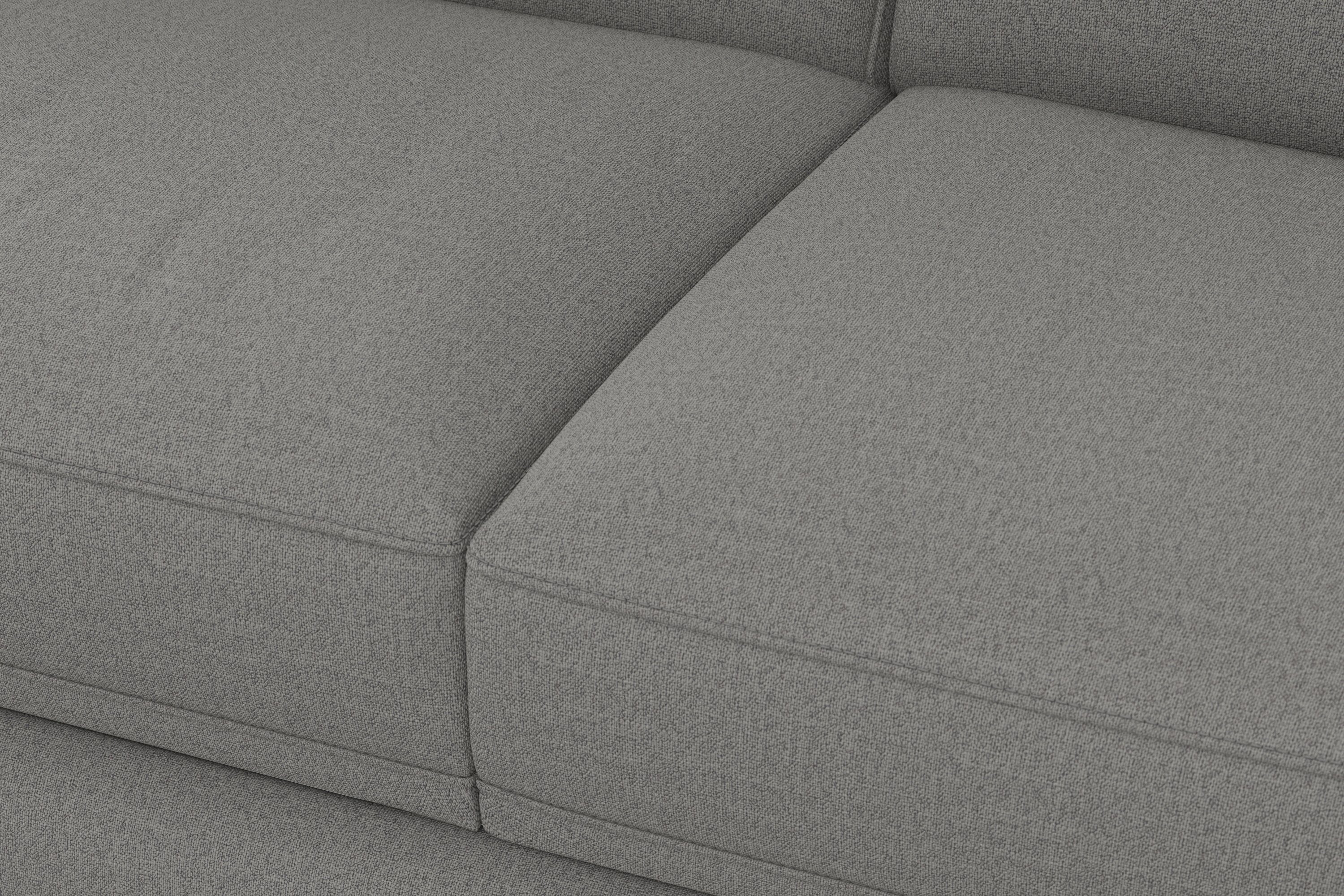 sit&more Zithoek Dundee U-vorm met binnenvering en massief houten poten, naar keuze met verstelbare hoofdsteun