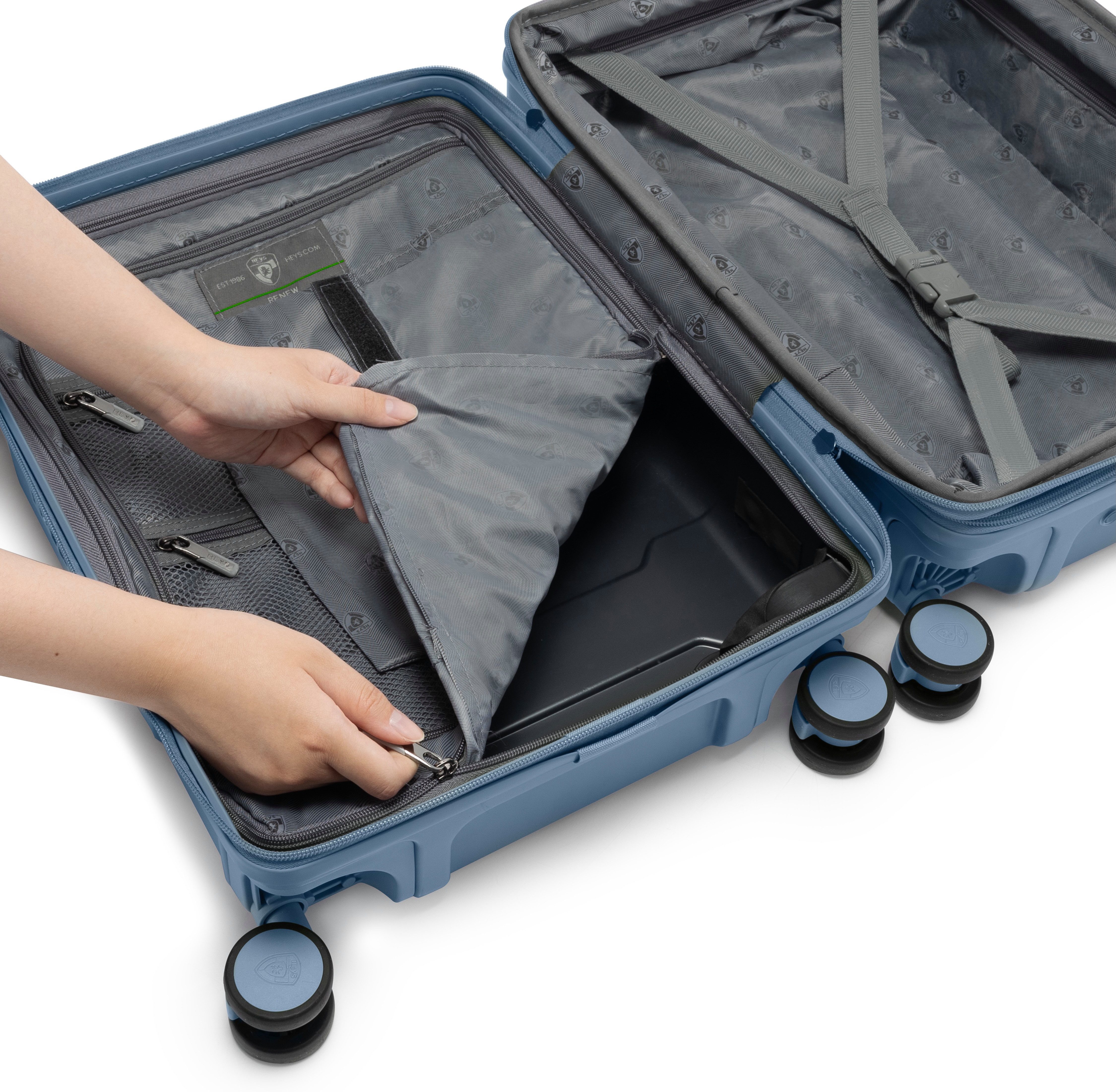 Heys Hardshell-trolley ReNew, verschillende maten en kleuren