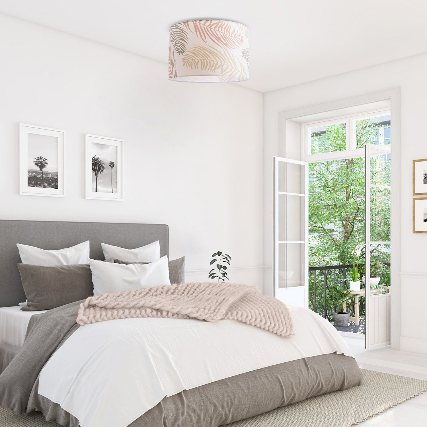 Paco Home Plafondlamp Kuba 123 LED lamp plafondlamp woonkamer decor woonkamer plafondlamp palmen