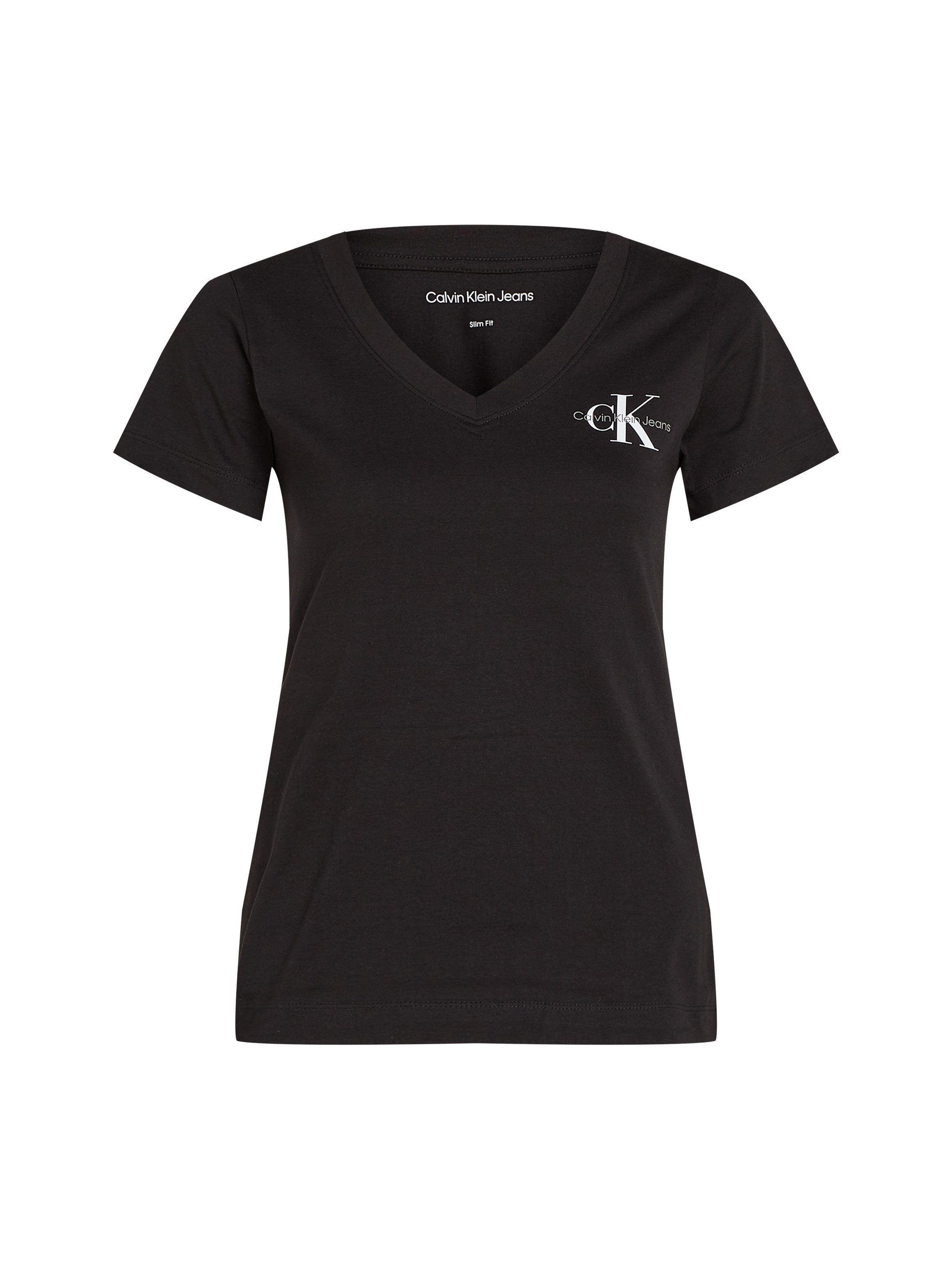 Calvin Klein T-shirt 2-PACK MONOLOGO V-NECK TEE (Set van 2)