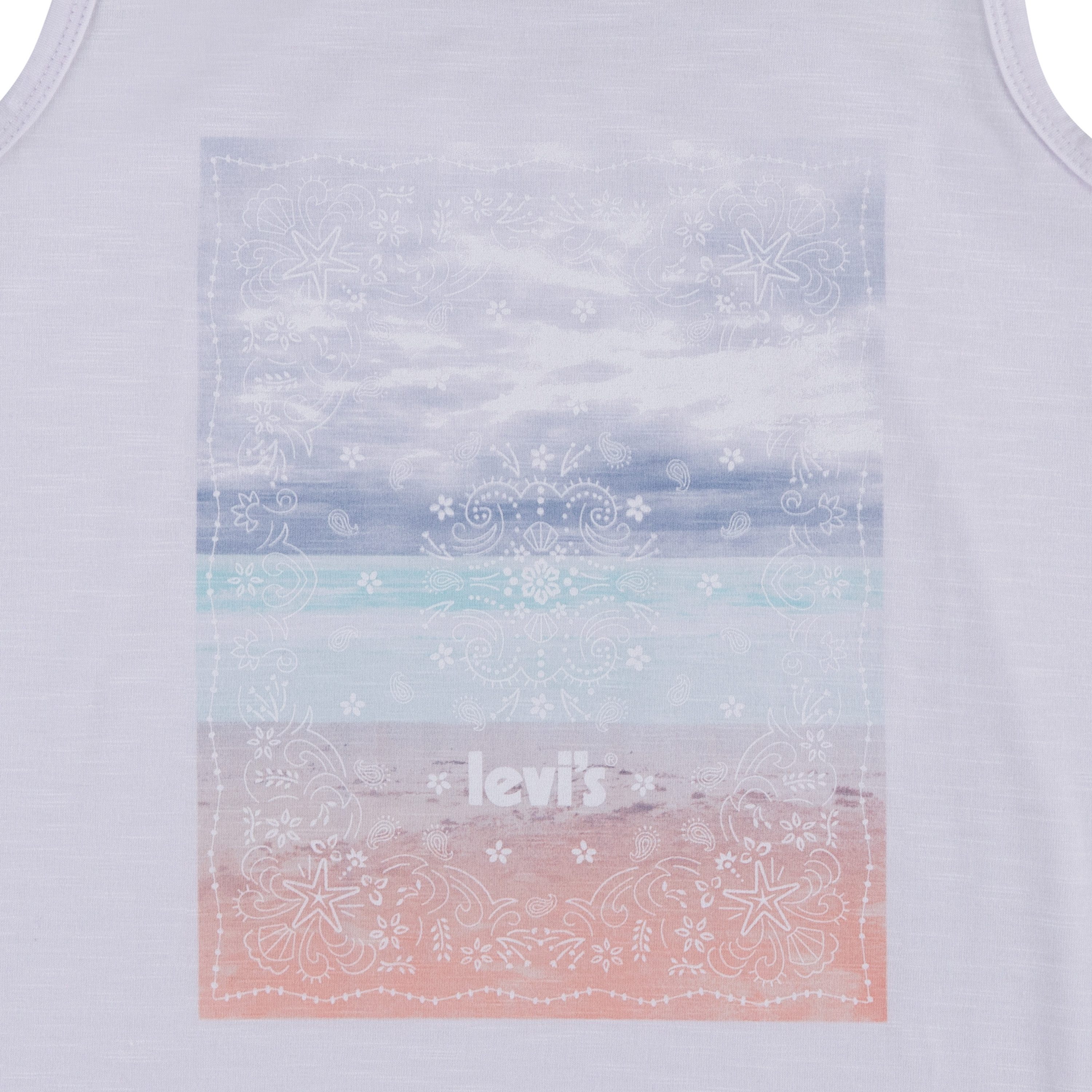 Levi's Kidswear Tanktop met batikprint