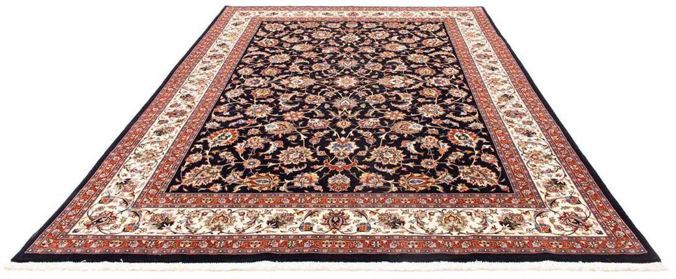 morgenland Wollen kleed Maschad dik gedessineerd rosso scuro 287 x 191 cm Uniek exemplaar met certificaat
