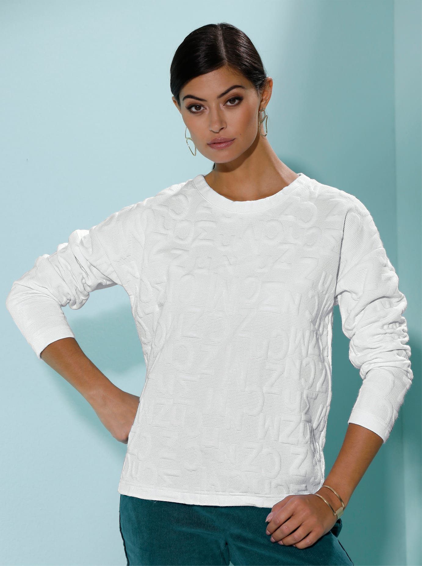 Creation L Shirt met lange mouwen Shirt (1-delig)