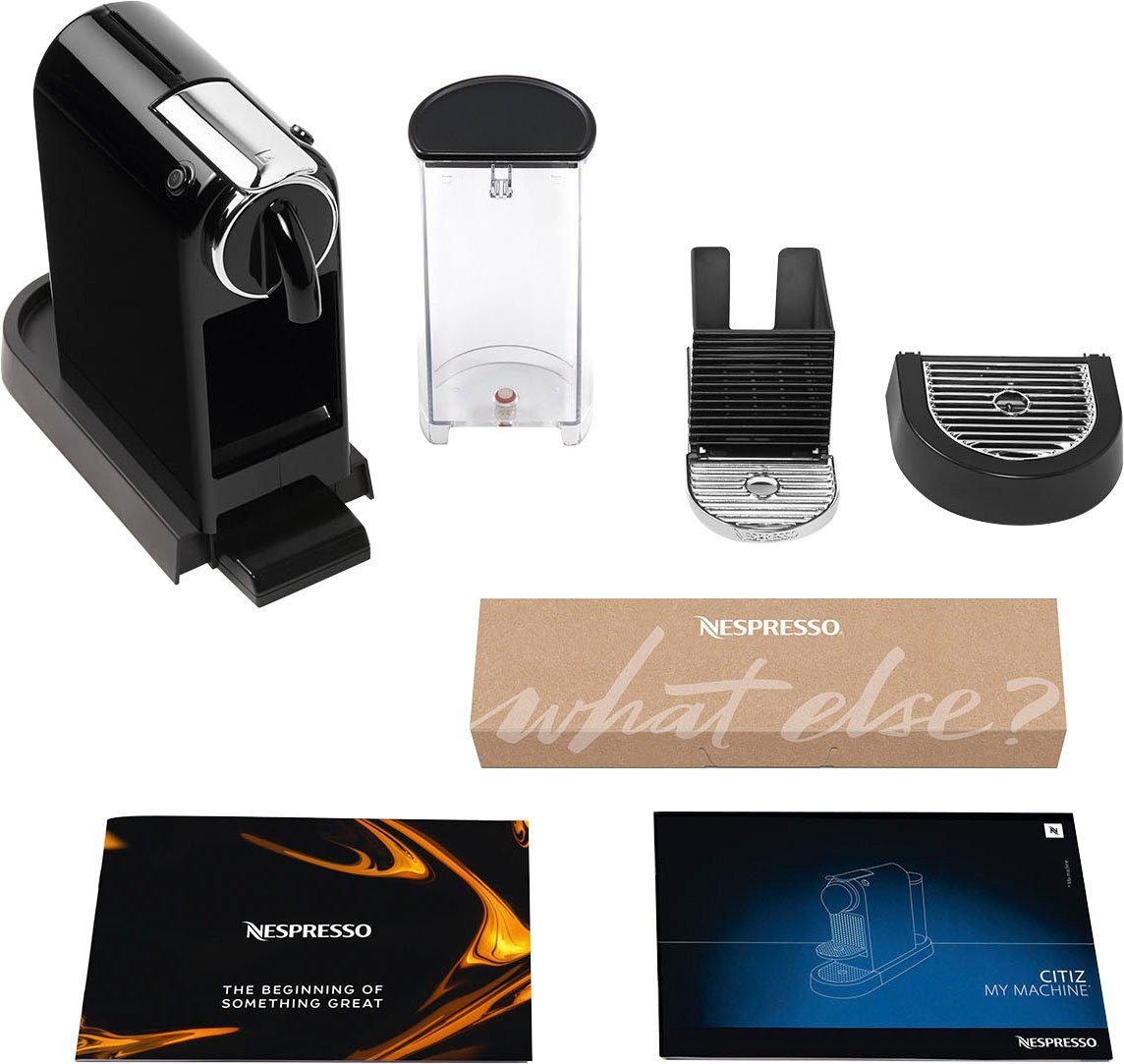 Nespresso Koffiecapsulemachine CITIZ EN 167.B van DeLonghi, Black, incl. welkomstpakket met 7 capsules