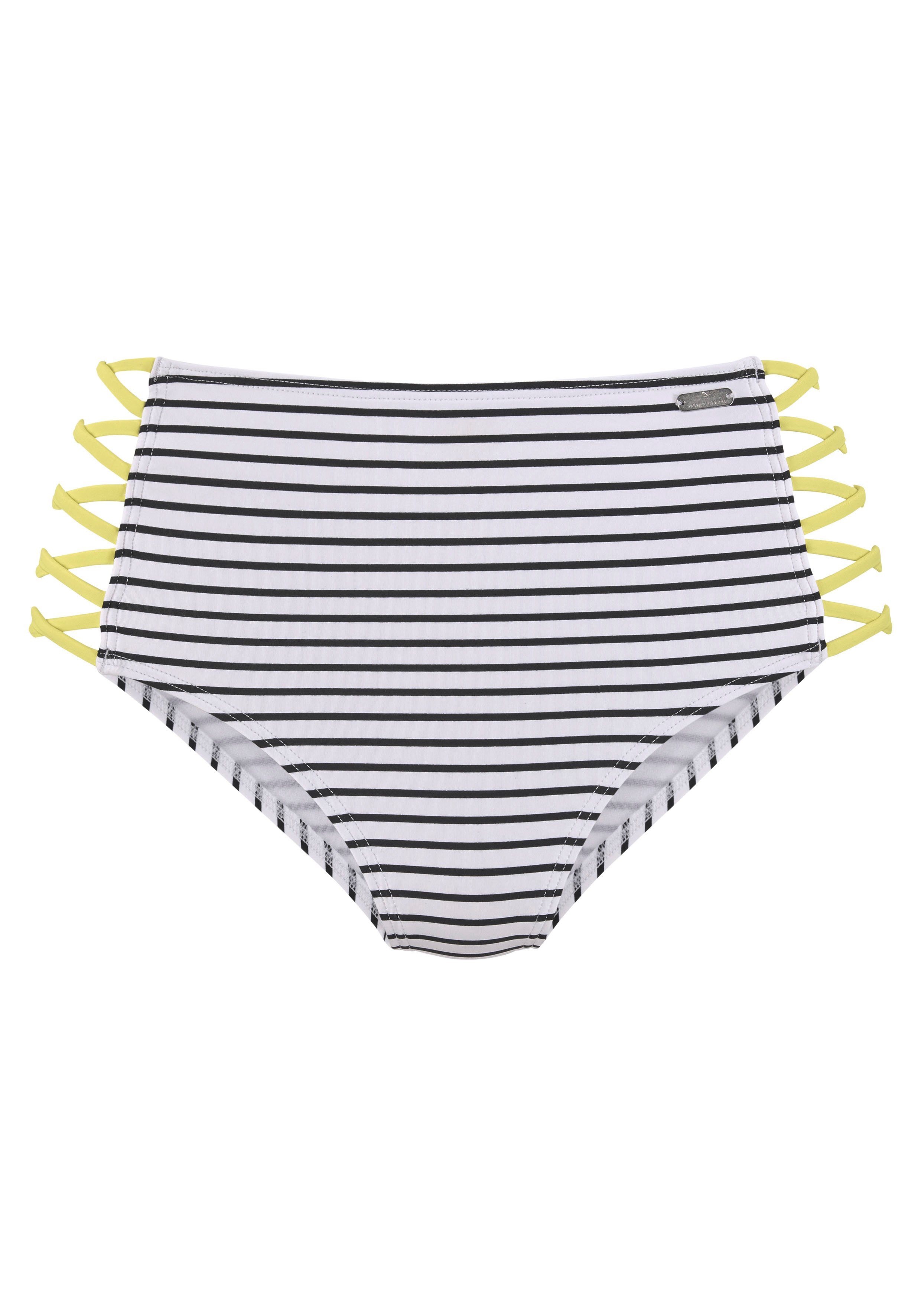 Venice Beach Highwaist-bikinibroekje CAMIE met gekruiste bandjes opzij