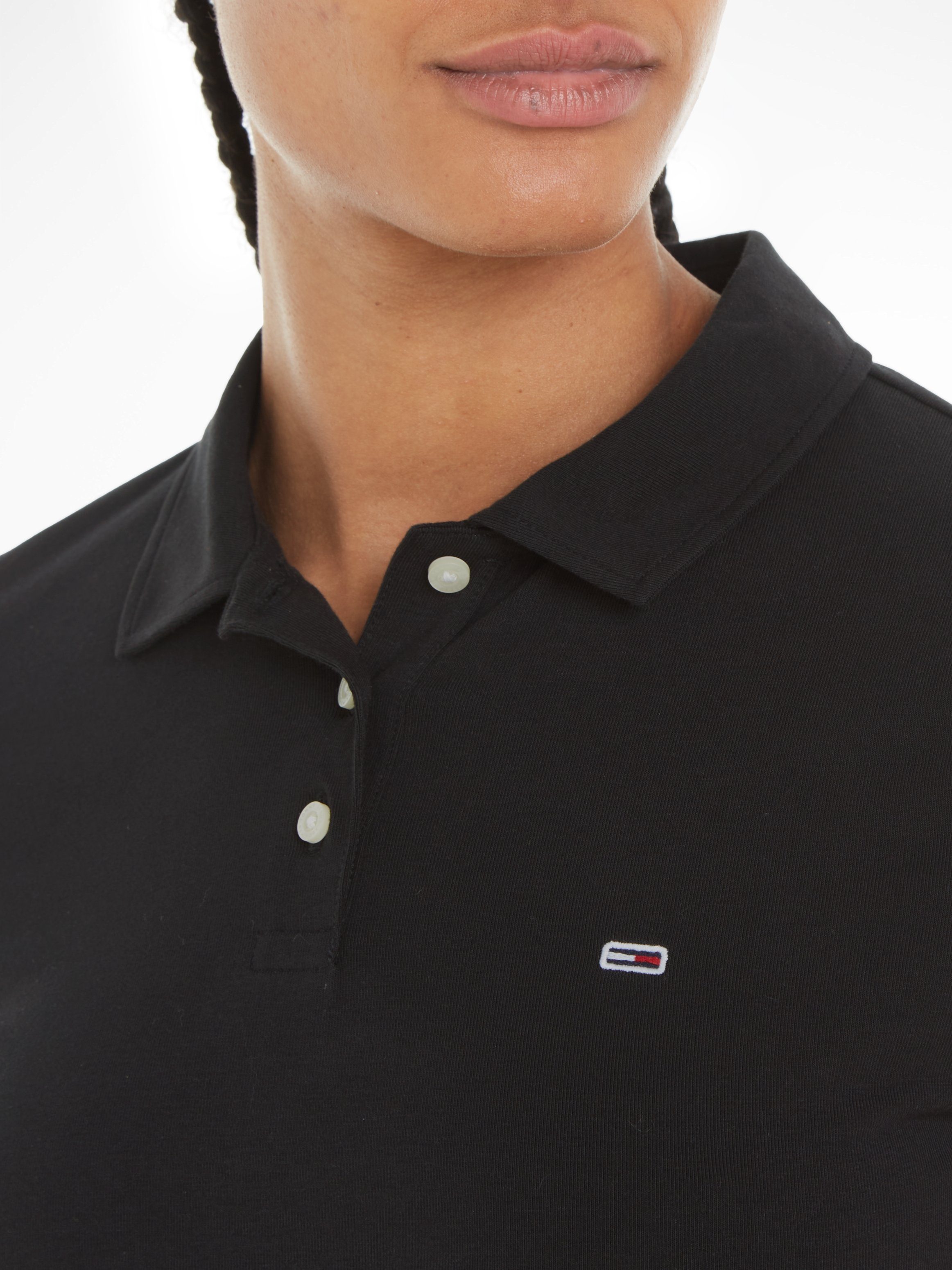 TOMMY JEANS Poloshirt met korte knoopsluiting