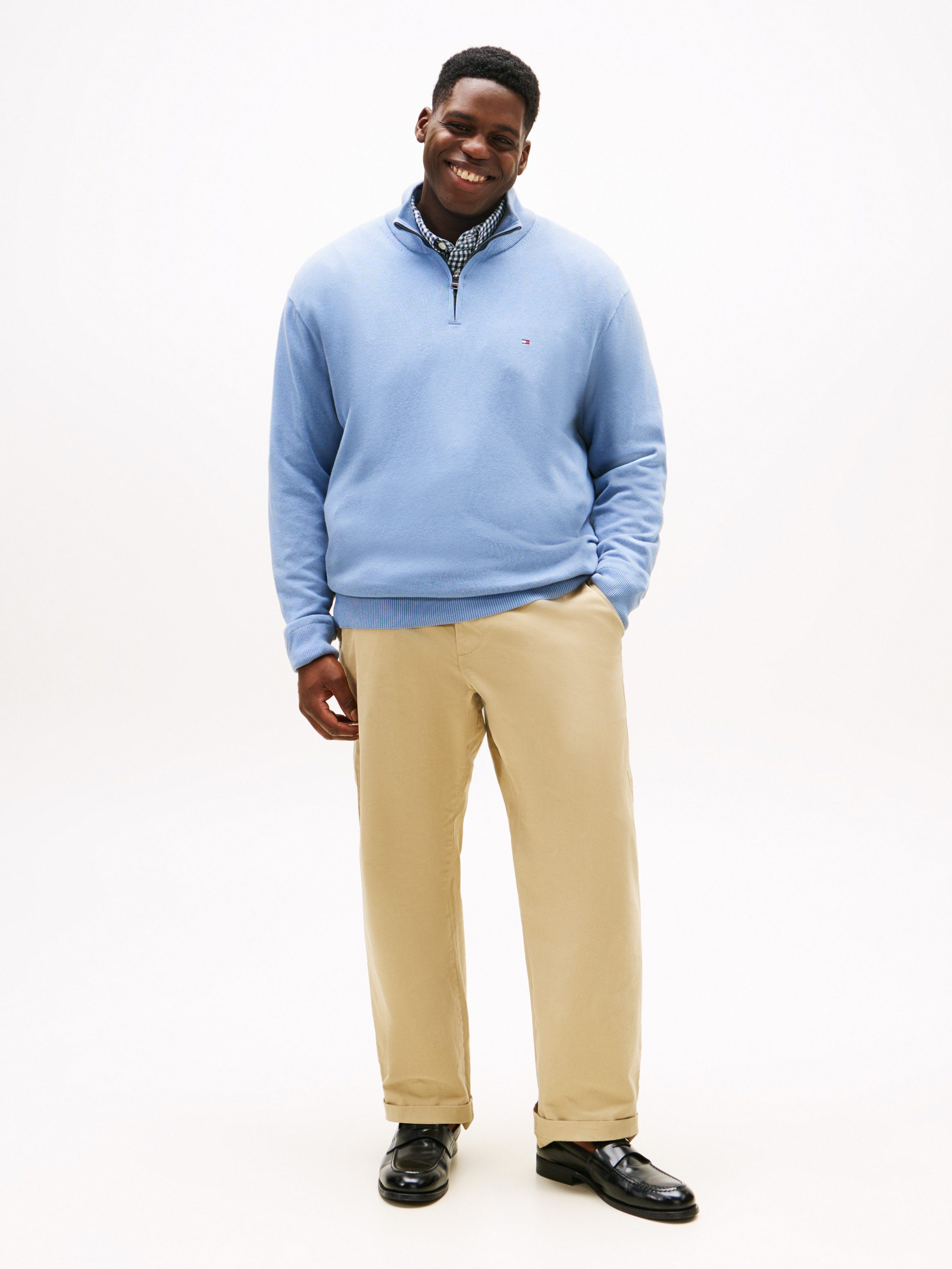 Tommy Hilfiger Schipperstrui BT-PIMA ORG CTN CASHMERE ZMOCK-B