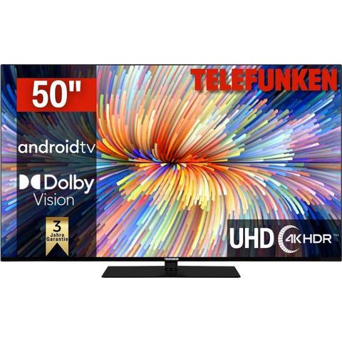 Telefunken Led-TV D50V950M2CWH, 126 cm-50 , 4K Ultra HD, Smart TV Android TV
