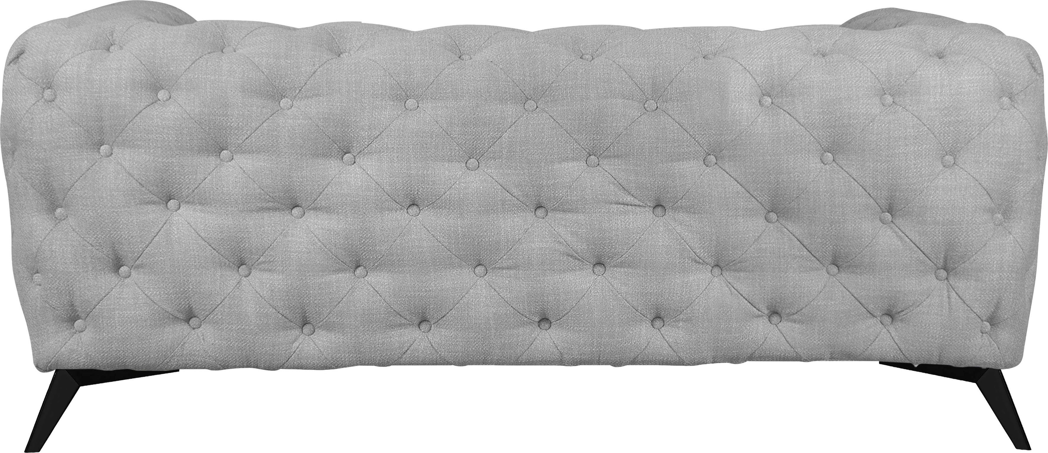 Leonique Chesterfield-bank Glynis luxueuze capitonnage, moderne chesterfield look, kleur van de poten ter keuze