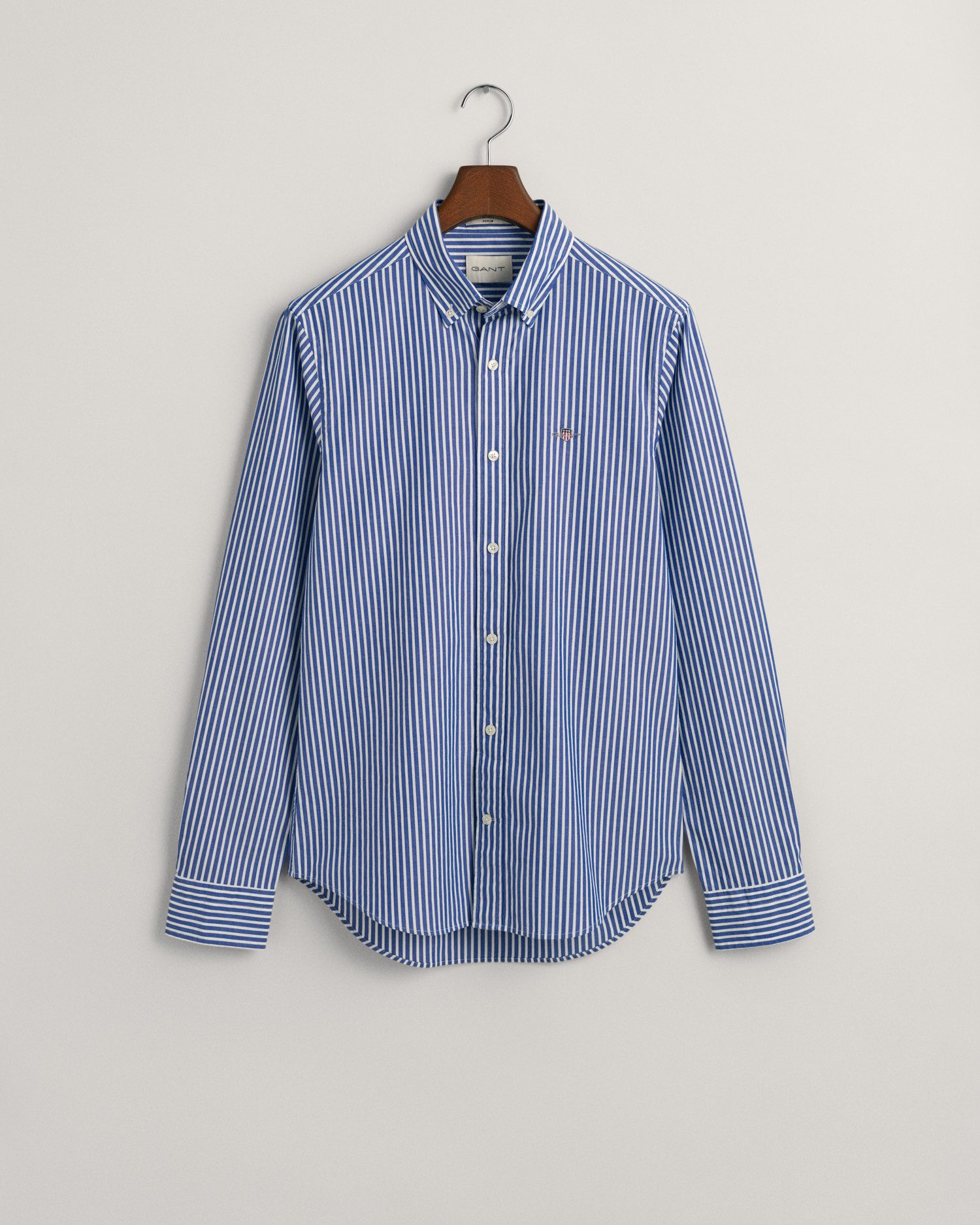 Gant Overhemd met lange mouwen SLIM POPLIN STRIPE SHIRT