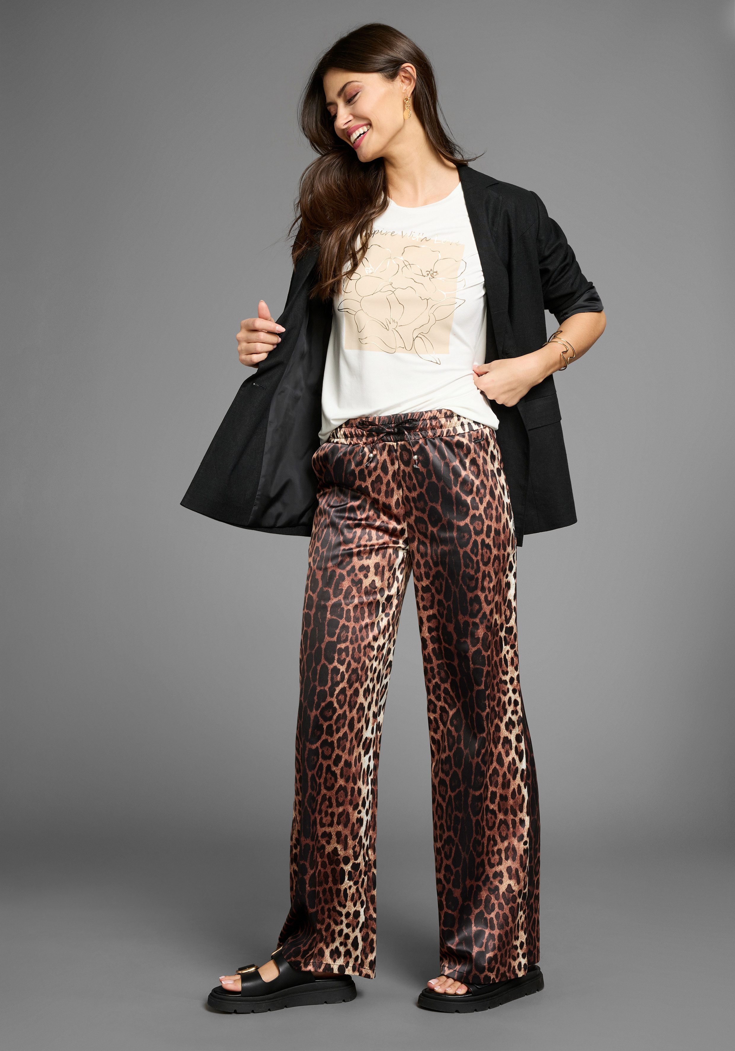 Laura Scott T-shirt met frontprint