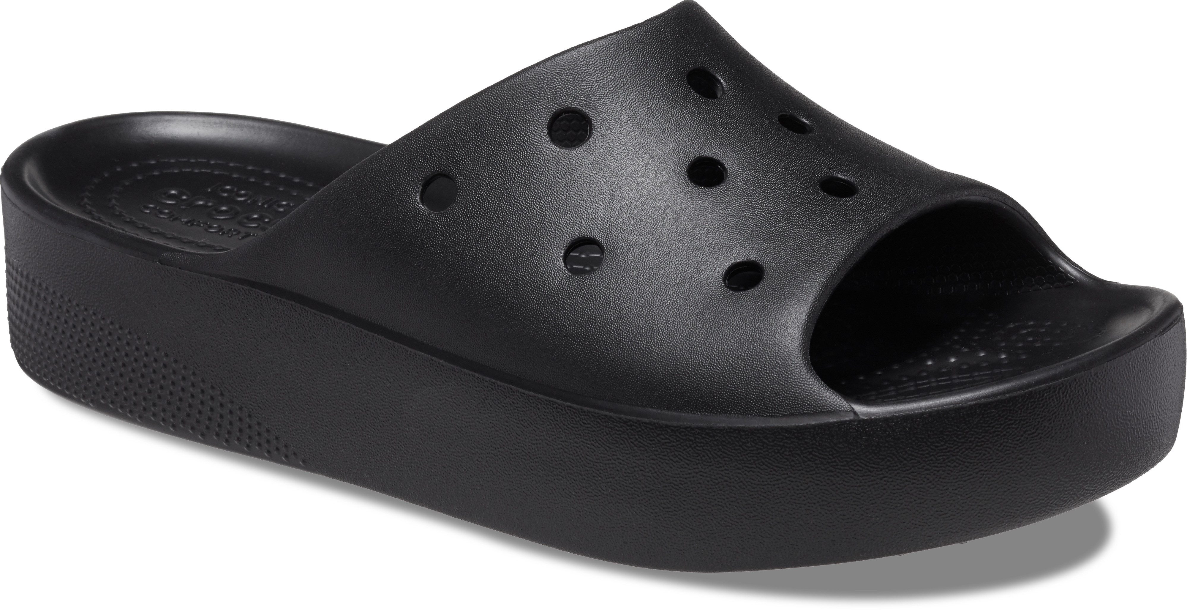 Crocs Badslippers Classic Platform Slide , zomerschoen, slippers, badschoen, poolslides (set)