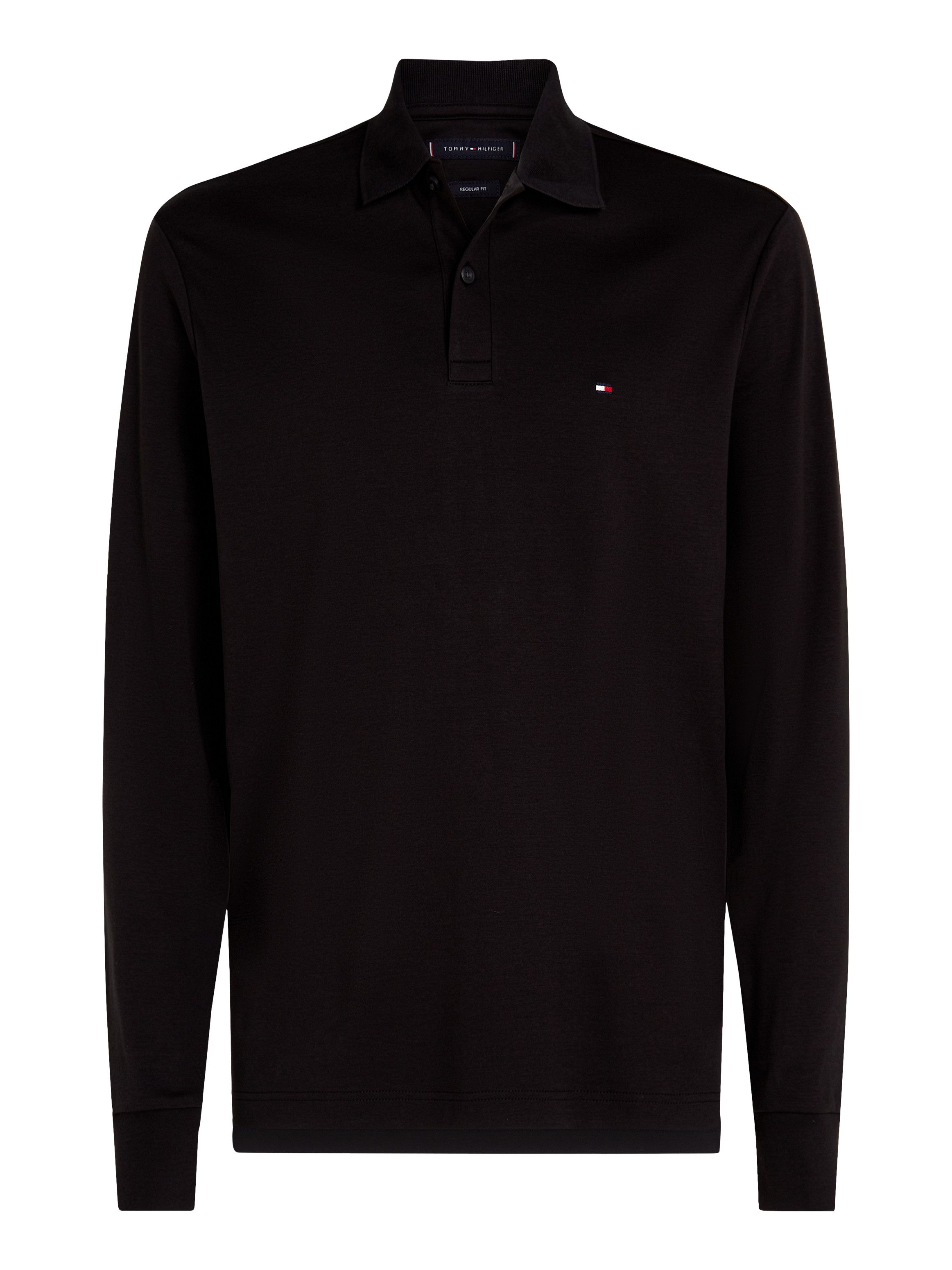 Tommy Hilfiger Poloshirt met lange mouwen L S LIQUID COTTON REG POLO