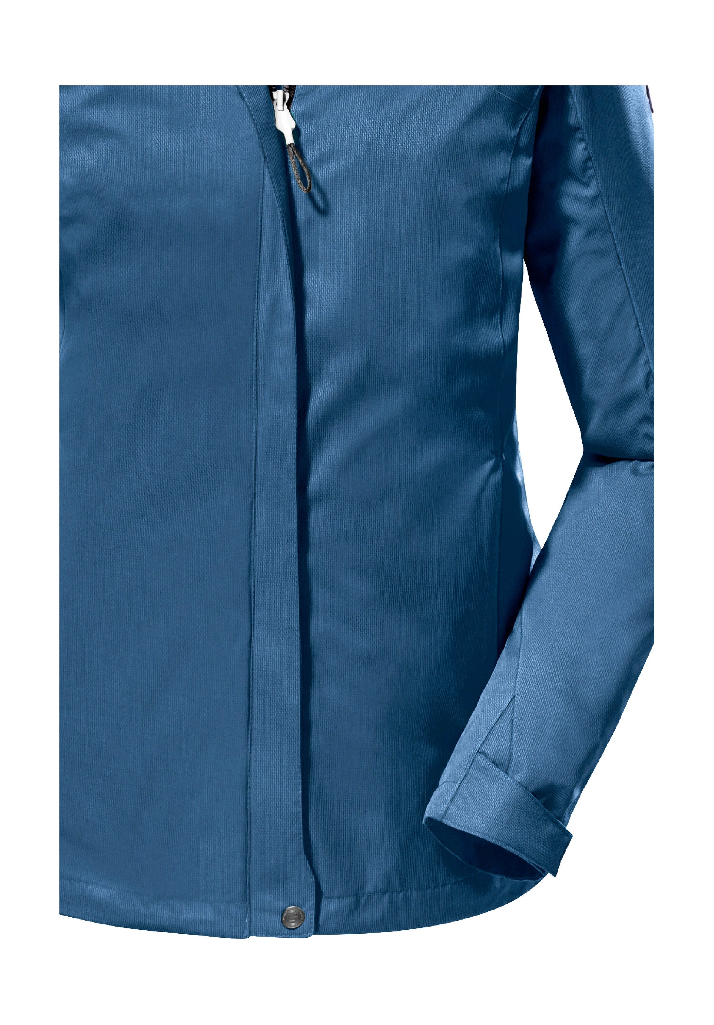 Killtec Outdoorjack KOS 133 WMN JCKT Water- en winddichte damesjack met afneembare capuchon, PFAS-vrij