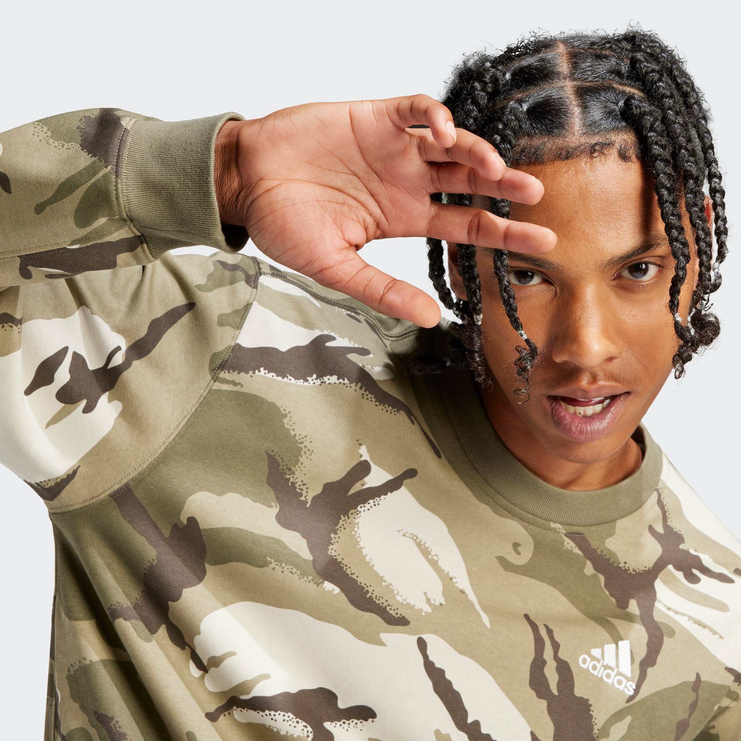 adidas Sportswear Sweatshirt M BL CAMO CRW