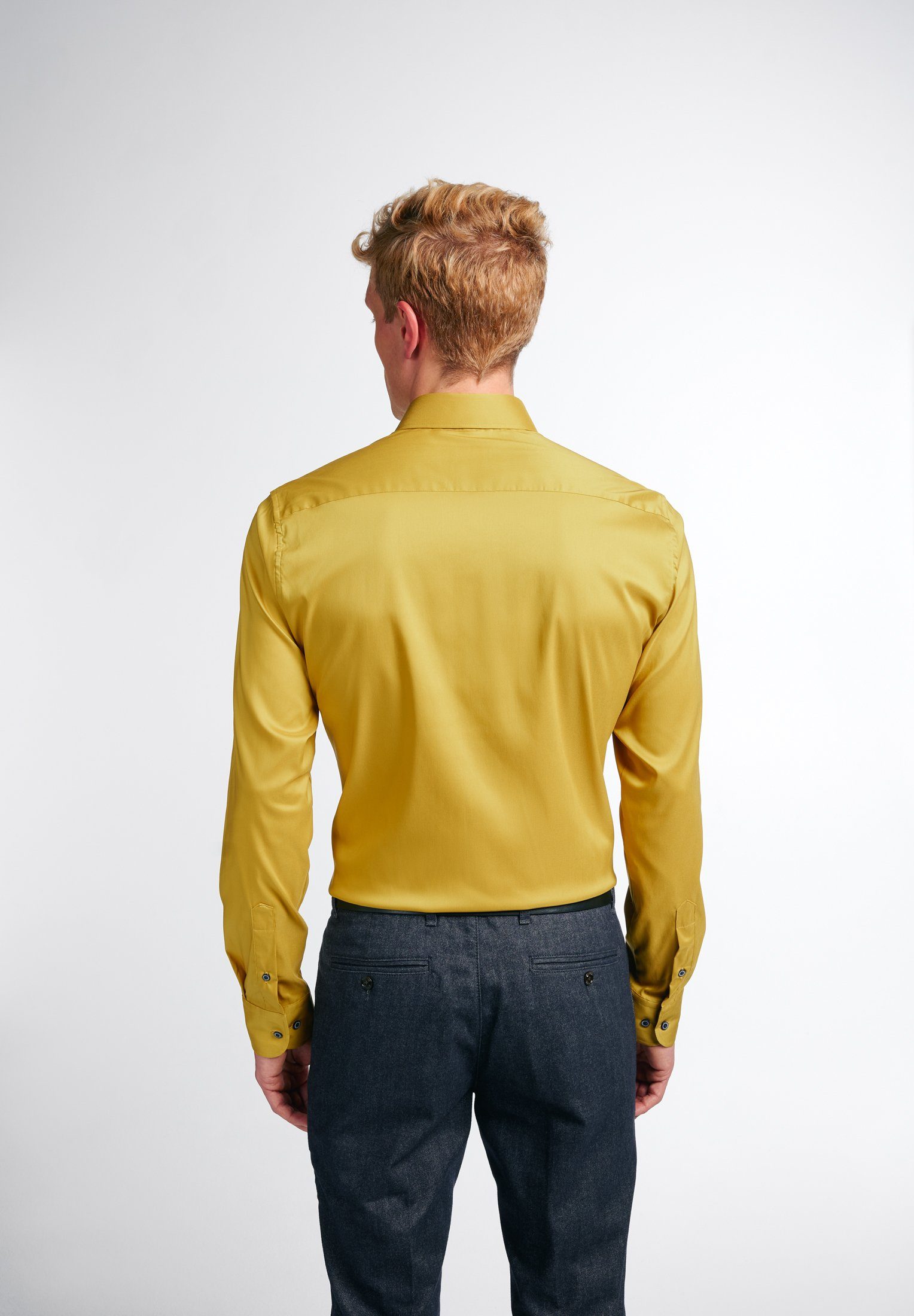 Eterna Overhemd met lange mouwen Slim fit EASY IRON (gemakkelijk te strijken)