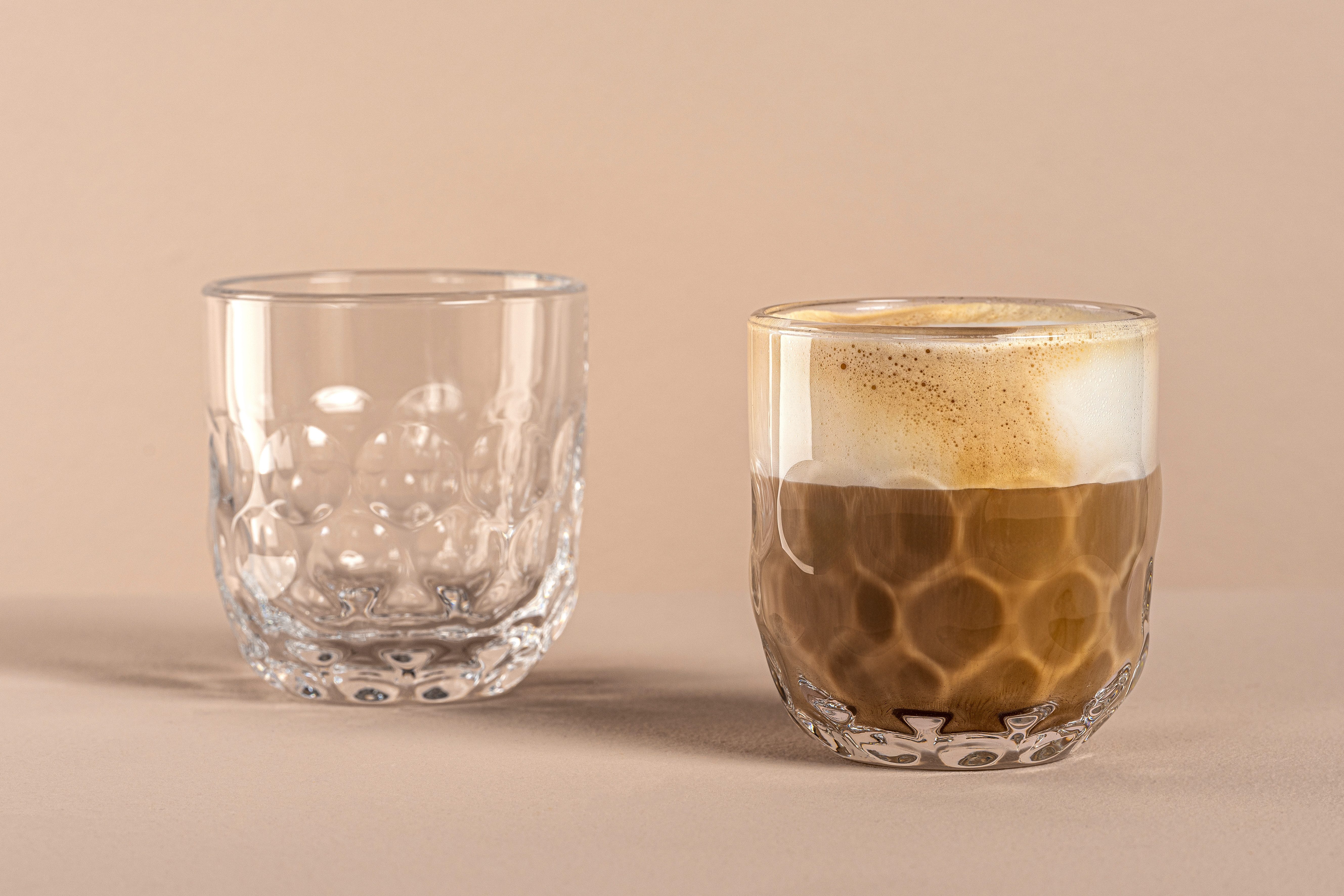 LEONARDO Glazenset Koffieglas GOCCE, 220 ml, 6-stuks set (set)