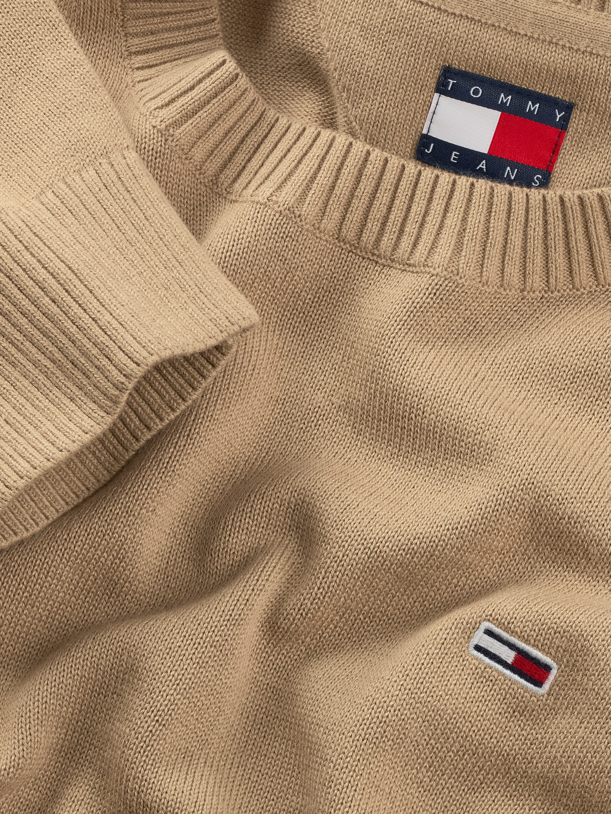 TOMMY JEANS Trui met ronde hals TJM SLIM ESSENTIAL LIGHT SWEATER