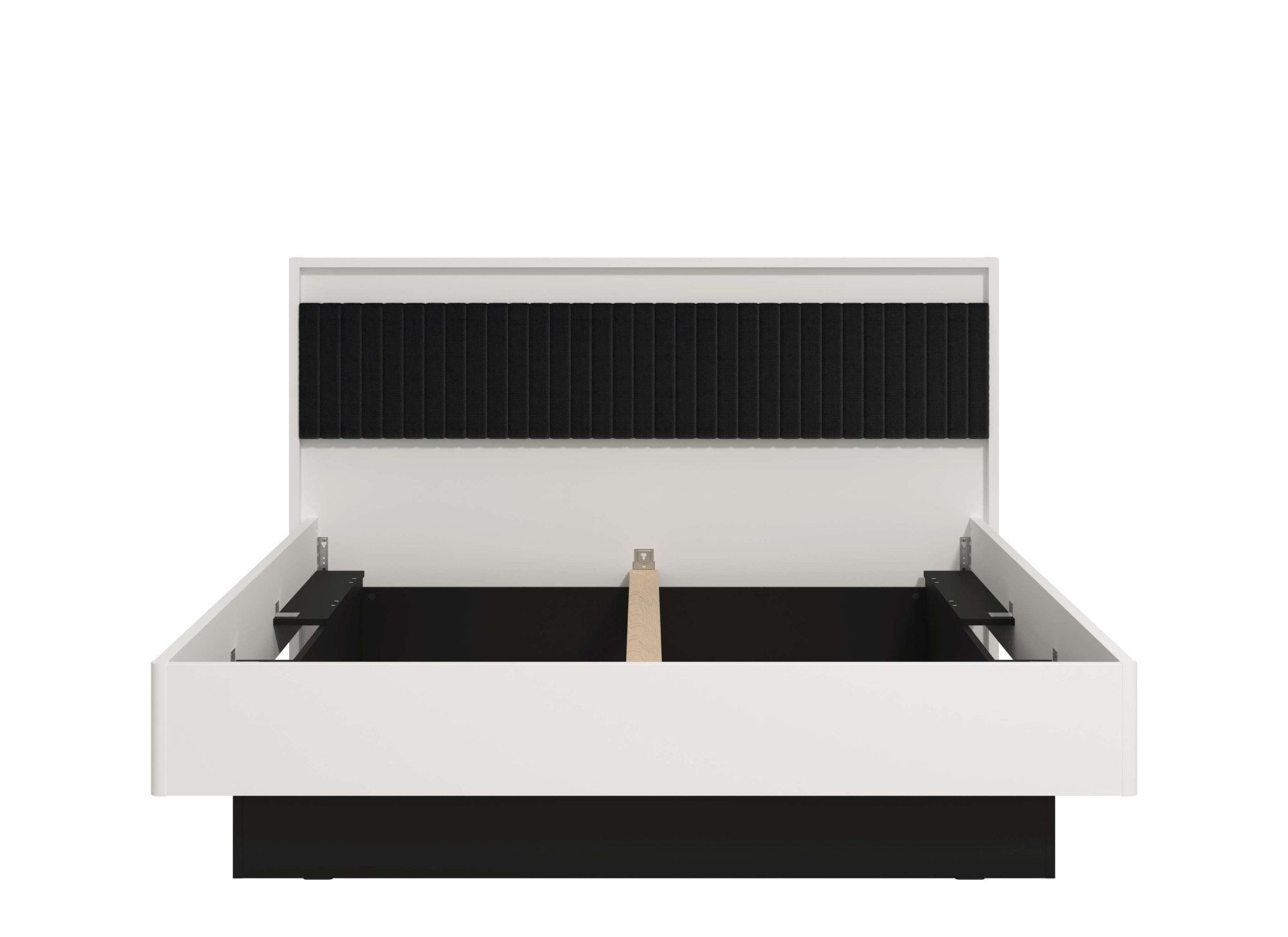 INOSIGN Bedframe Ascalon, gepolsterde rugleuning, bekleed met zachte cordstof Ligoppervlakken 160 of 180x200 cm, FSC®-gecertificeerd houtmateriaal