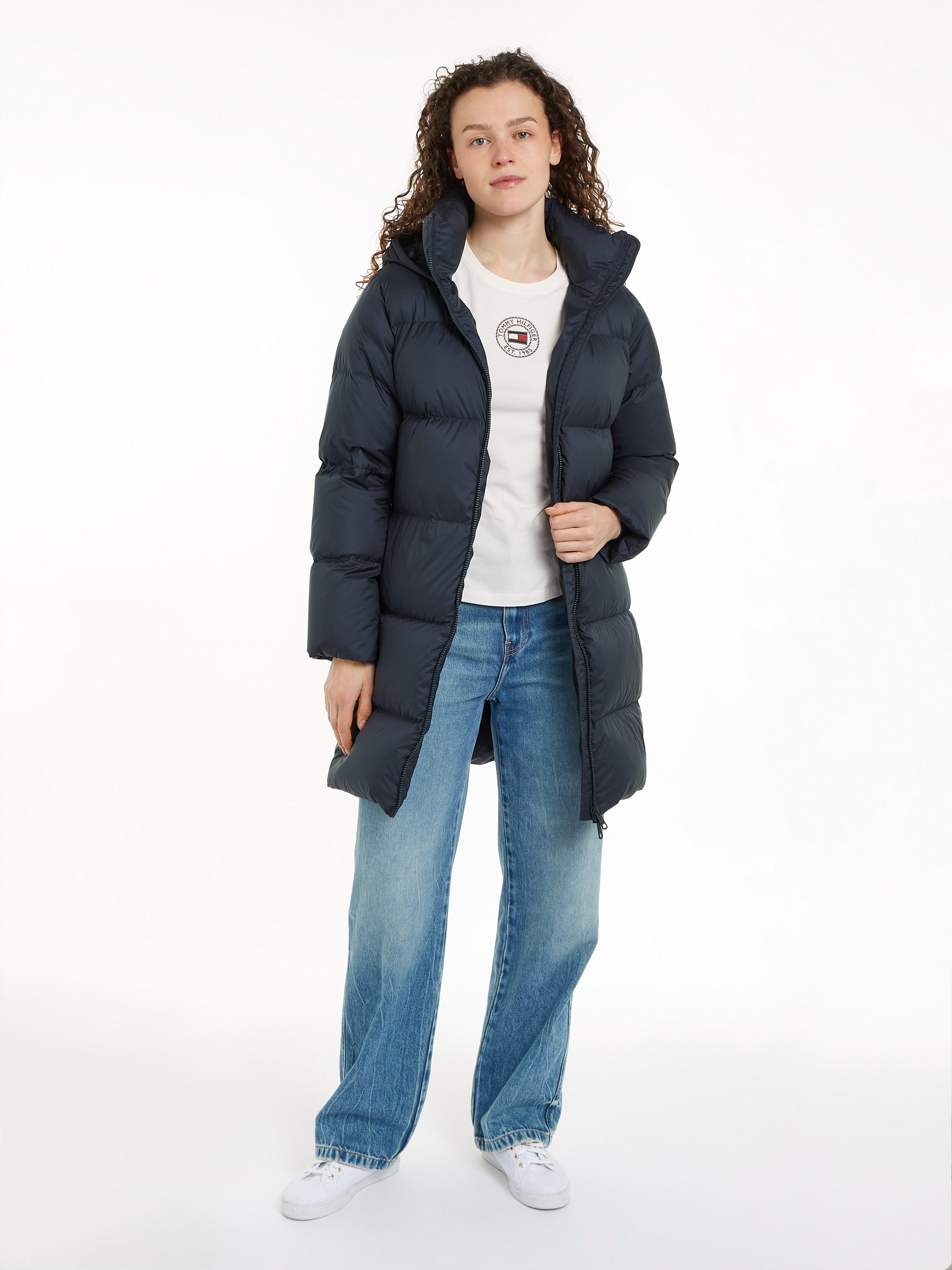 Tommy Hilfiger Gewatteerde jas HW DOWN CASUAL COAT