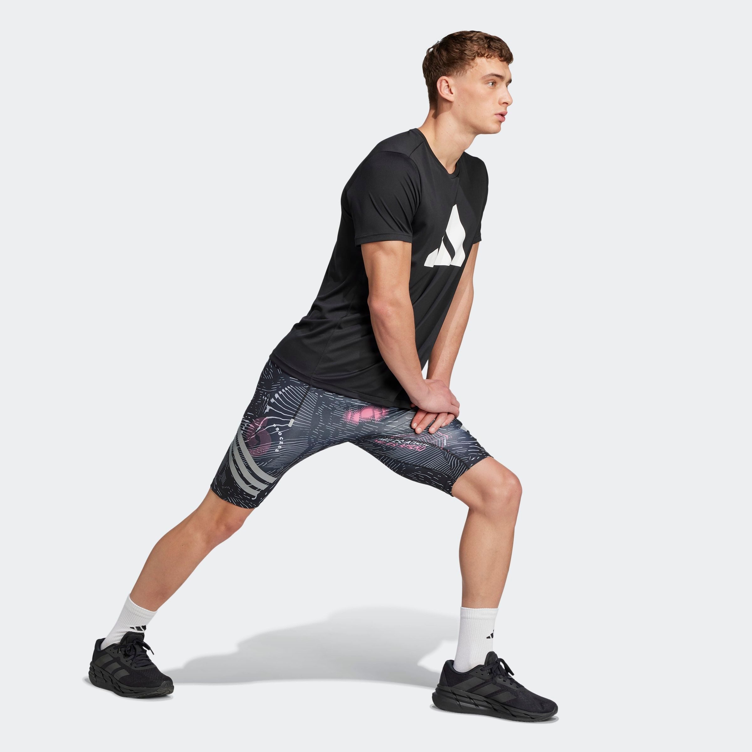 adidas Performance Runningshort BTN BIKER TIG M (1-delig)