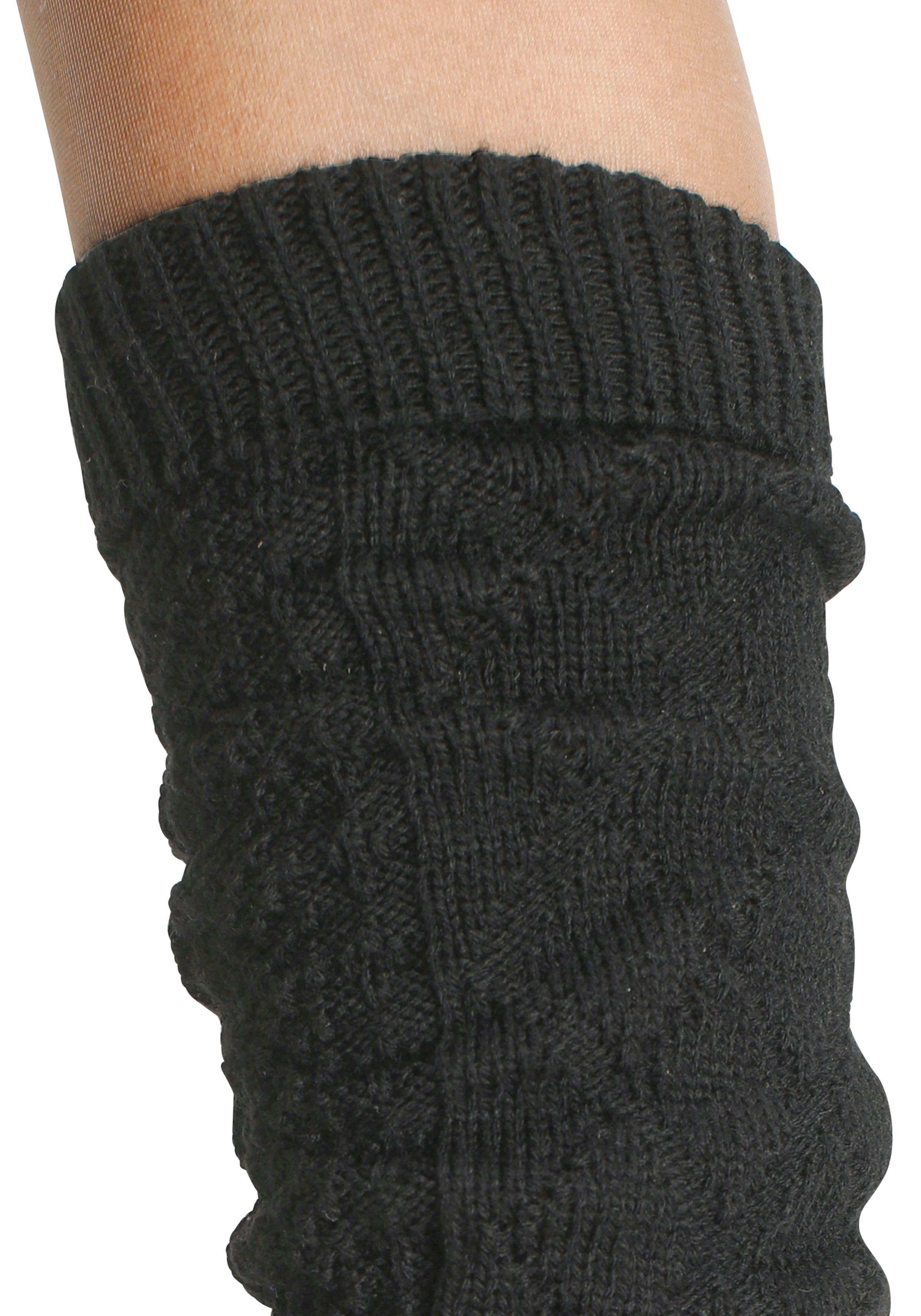 Lavana Slobsokken met kabelmotief (set, 2 paar)