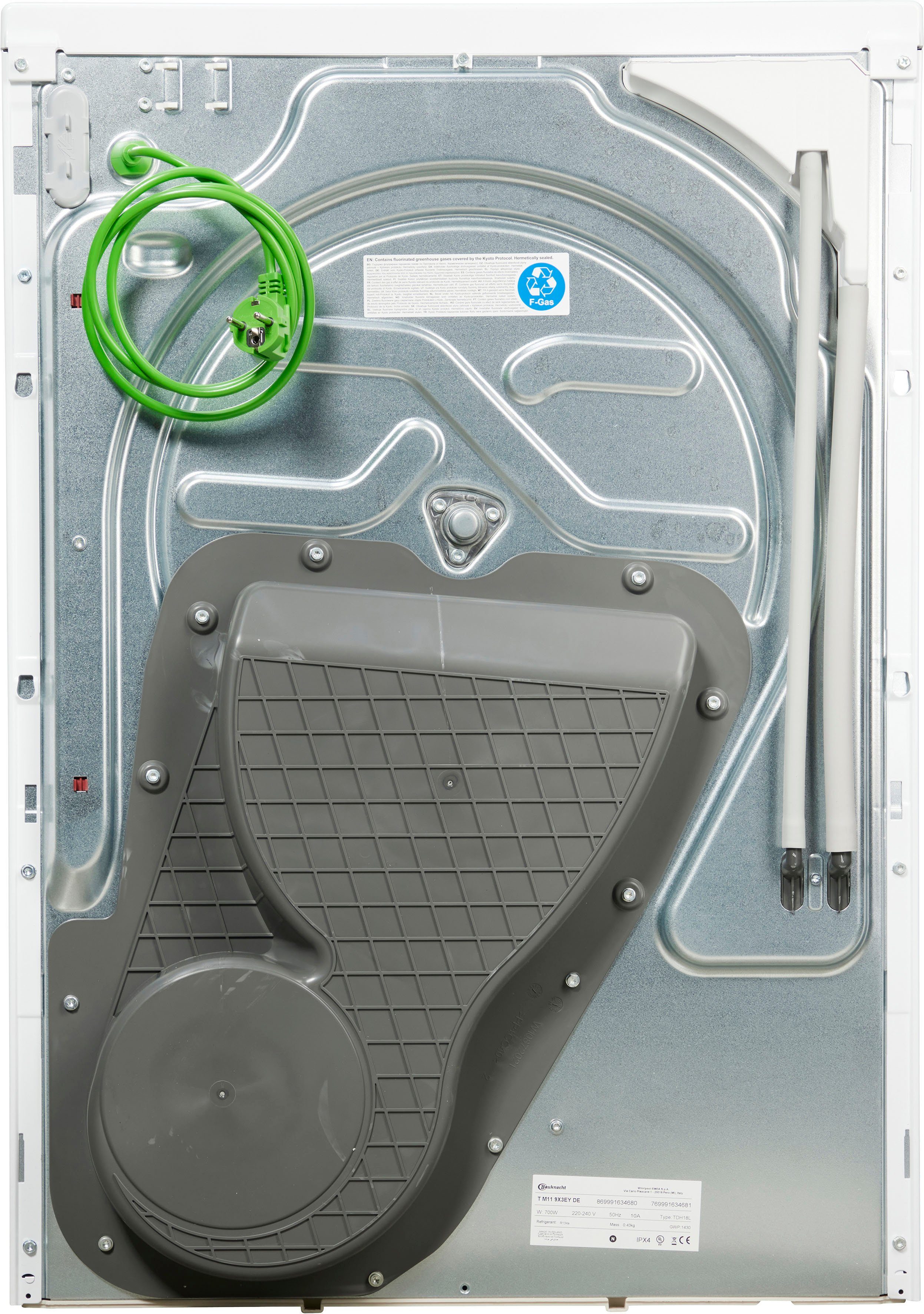 BAUKNECHT Warmtepompdroger T M11 9X3EY DE, 9 kg