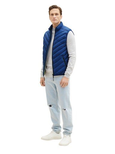 Tom Tailor Bodywarmer met ritszakken opzij