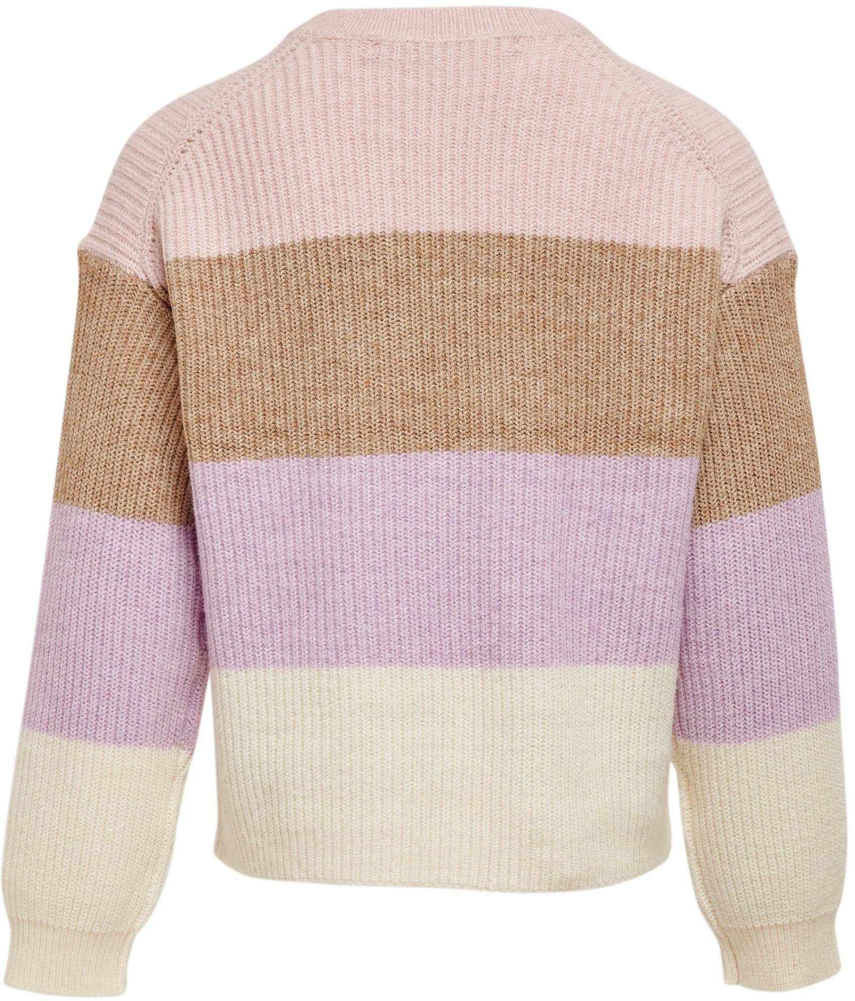KIDS ONLY Gebreide trui KOGSANDY L/S STRIPE PULLOVER