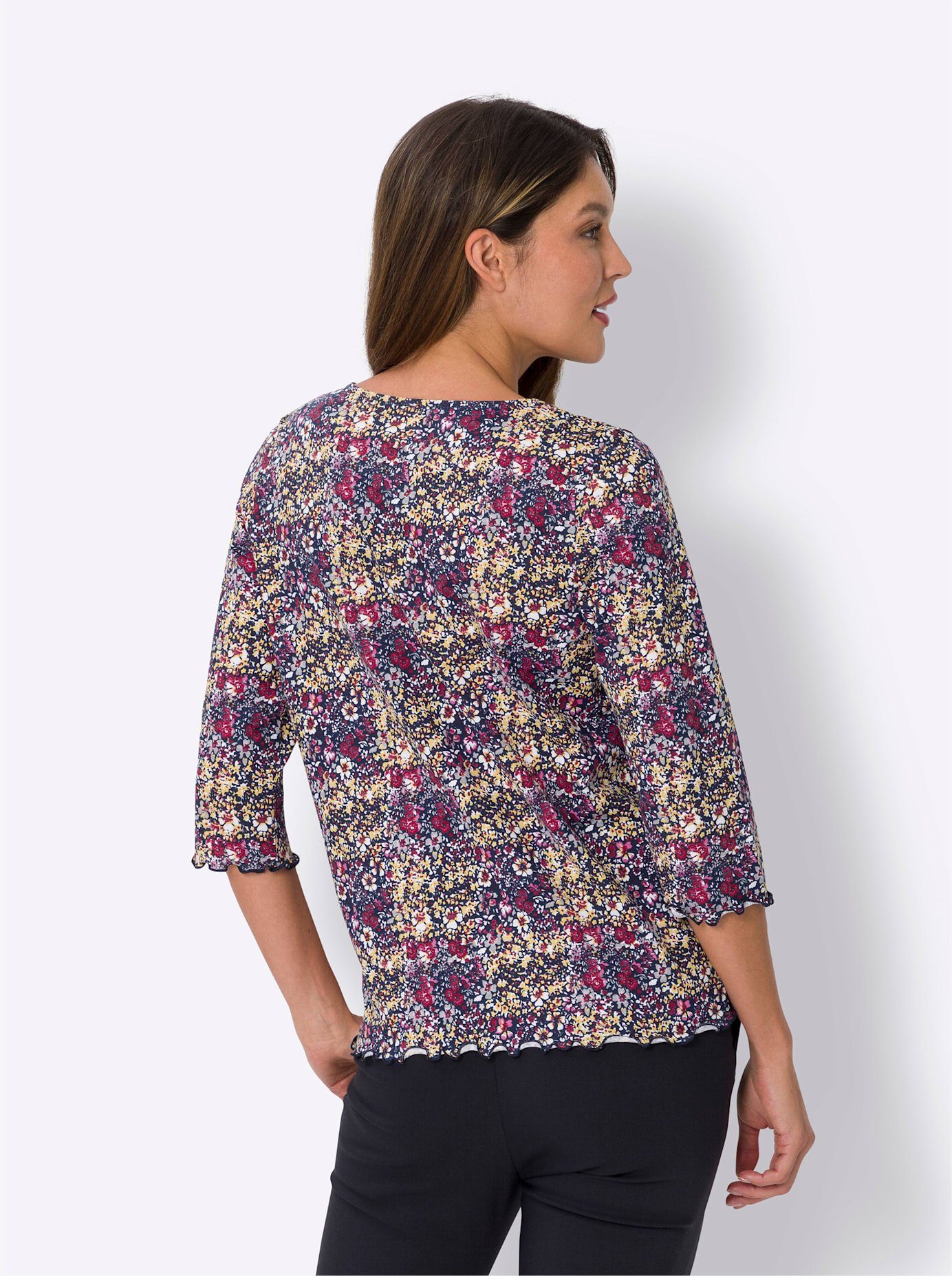 Classic Basics 2-in-1-shirt Shirt met 3/4-mouwen (1-delig)